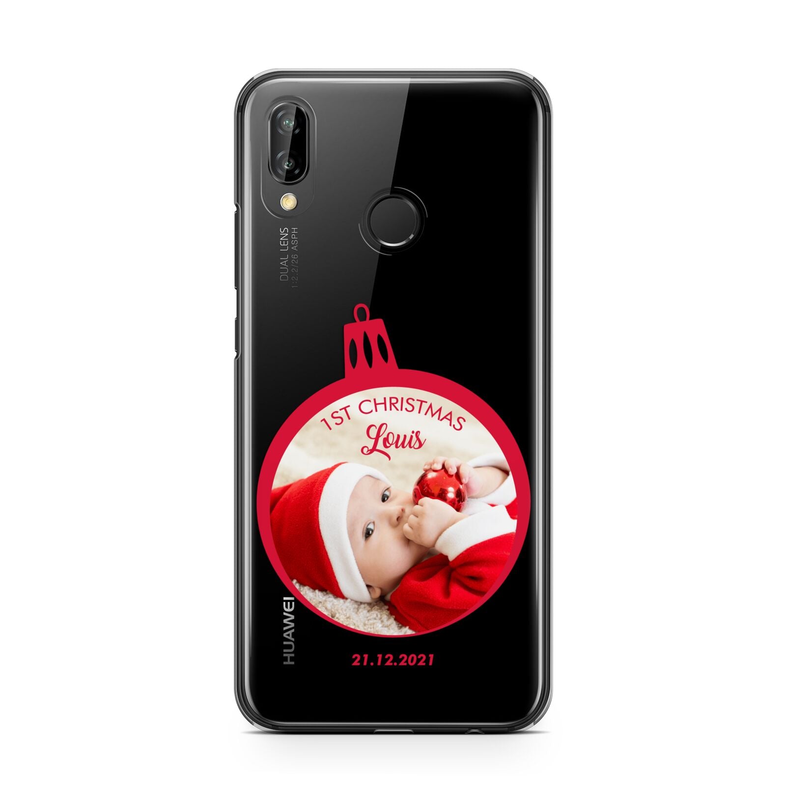 First Christmas Personalised Photo Huawei P20 Lite Phone Case