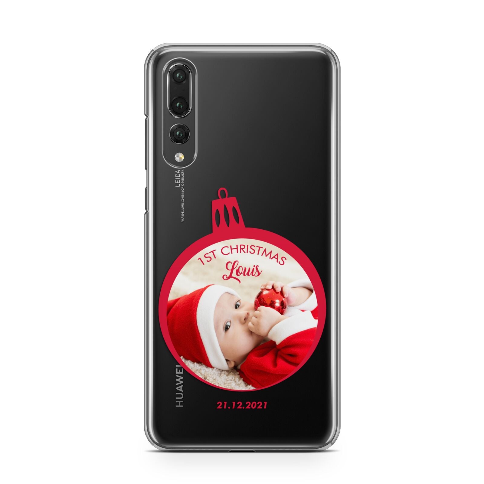 First Christmas Personalised Photo Huawei P20 Pro Phone Case