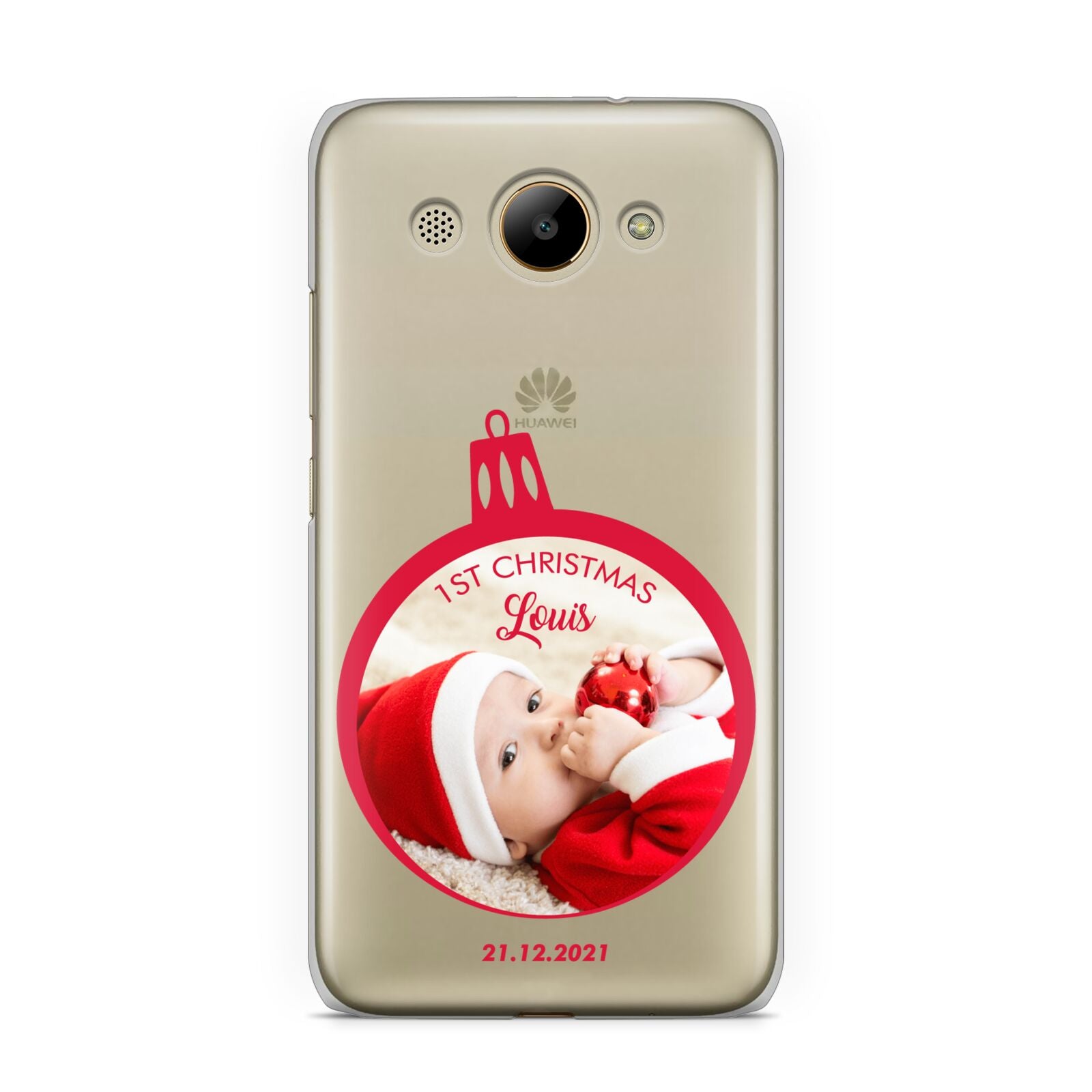 First Christmas Personalised Photo Huawei Y3 2017