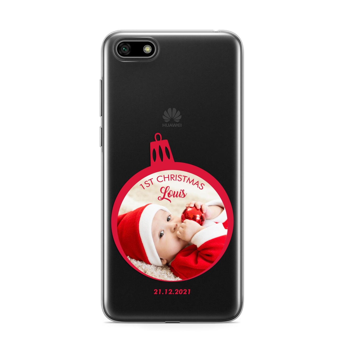 First Christmas Personalised Photo Huawei Y5 Prime 2018 Phone Case