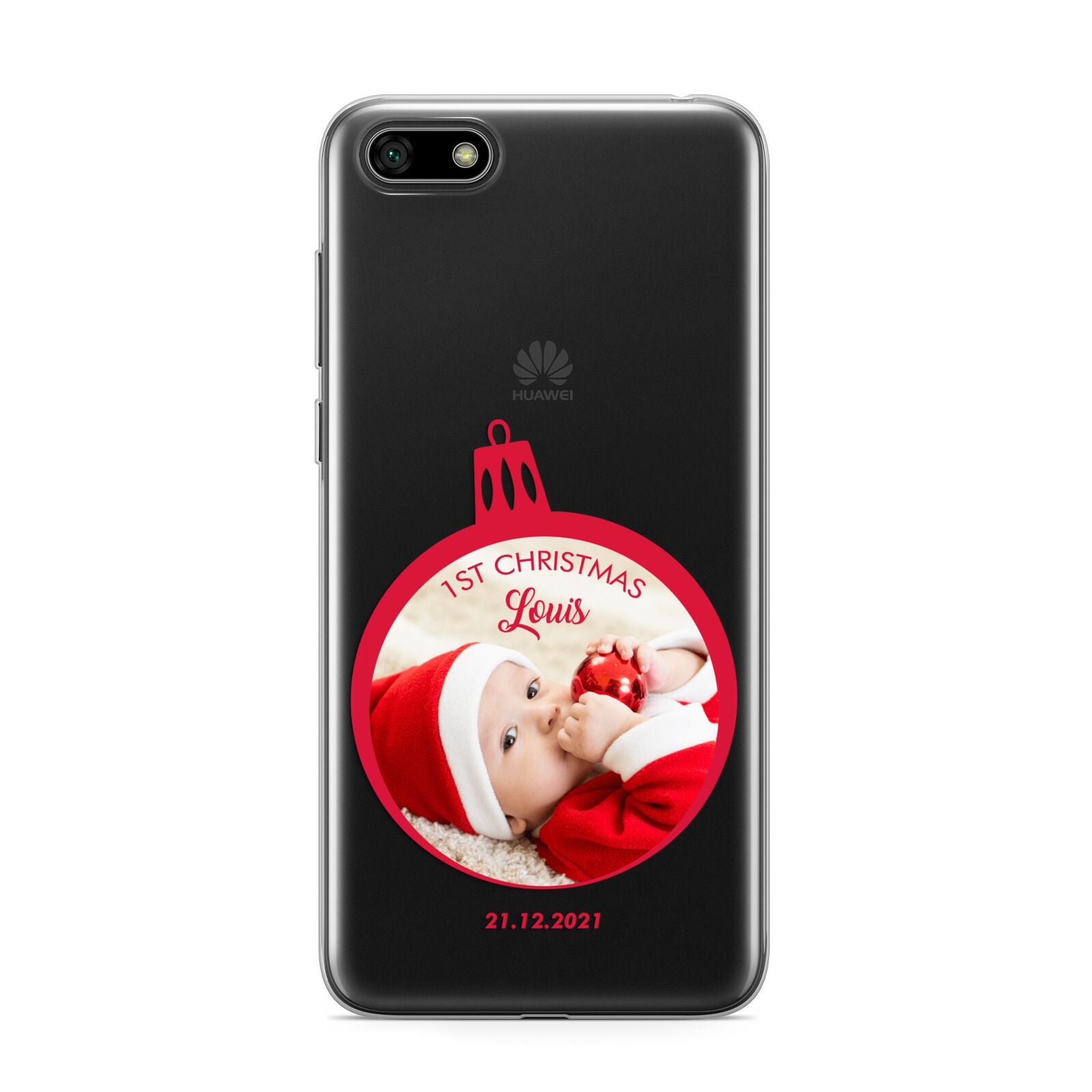 First Christmas Personalised Photo Huawei Y5 Prime 2018 Phone Case