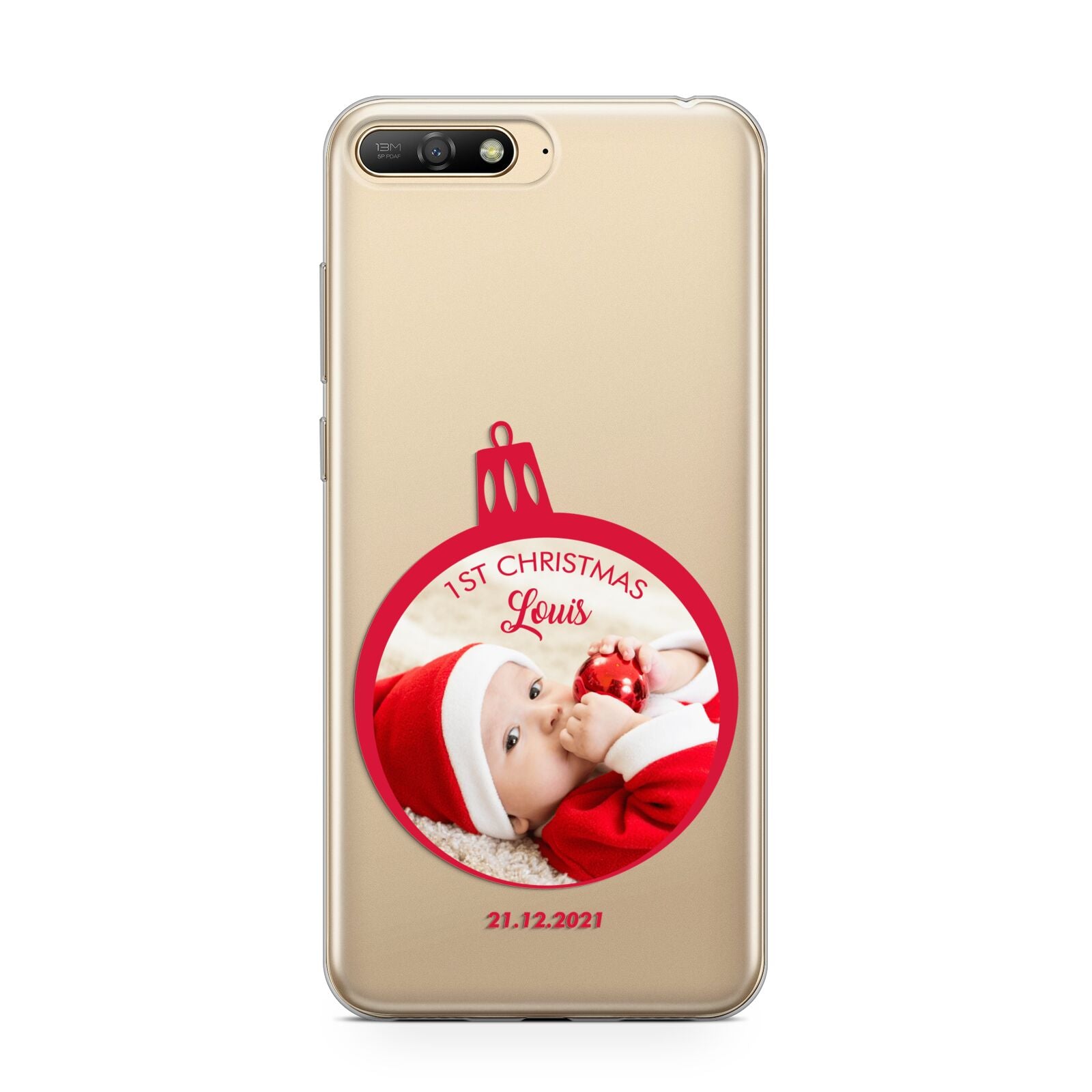 First Christmas Personalised Photo Huawei Y6 2018