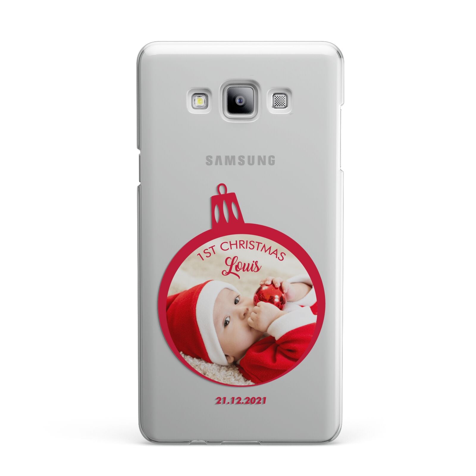 First Christmas Personalised Photo Samsung Galaxy A7 2015 Case