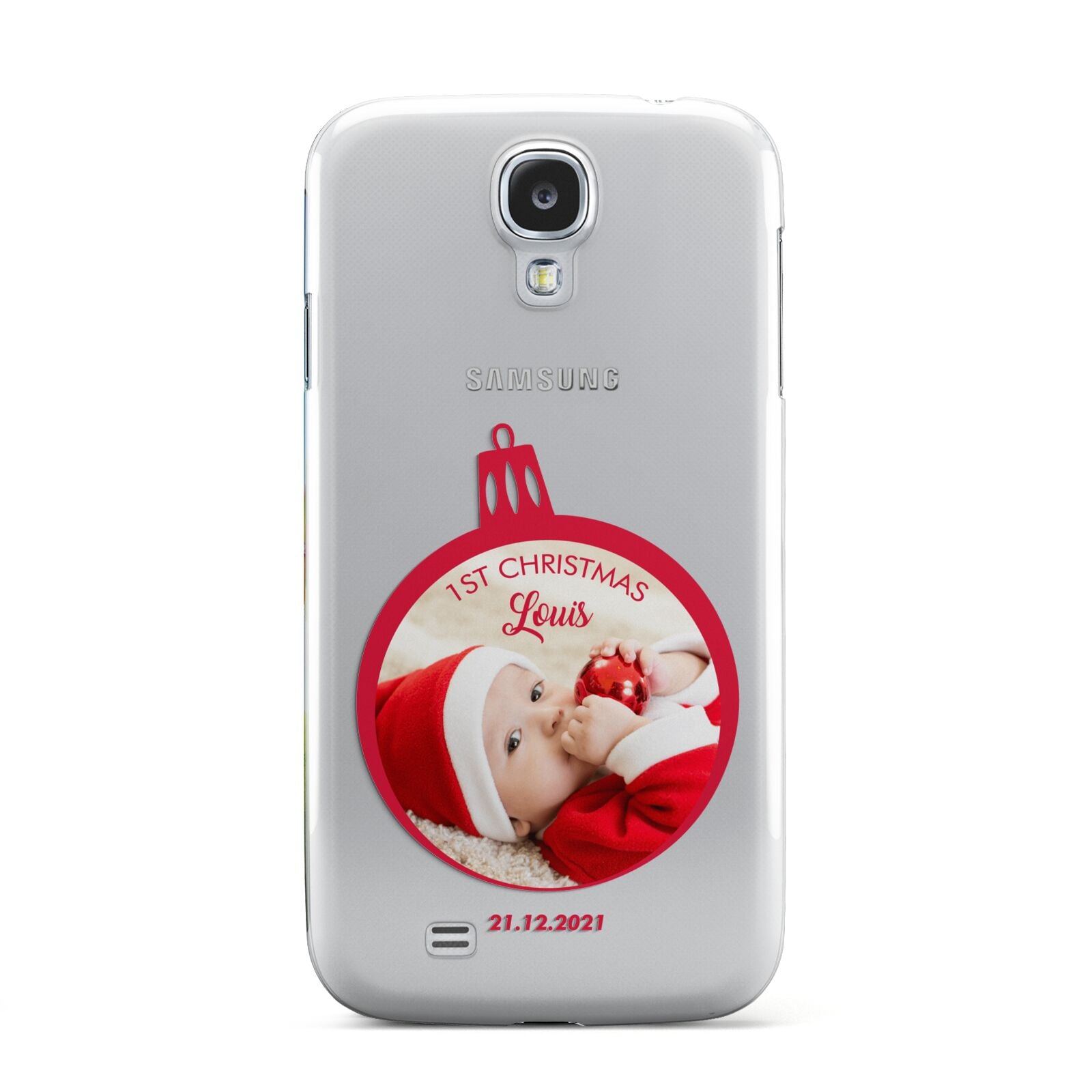 First Christmas Personalised Photo Samsung Galaxy S4 Case