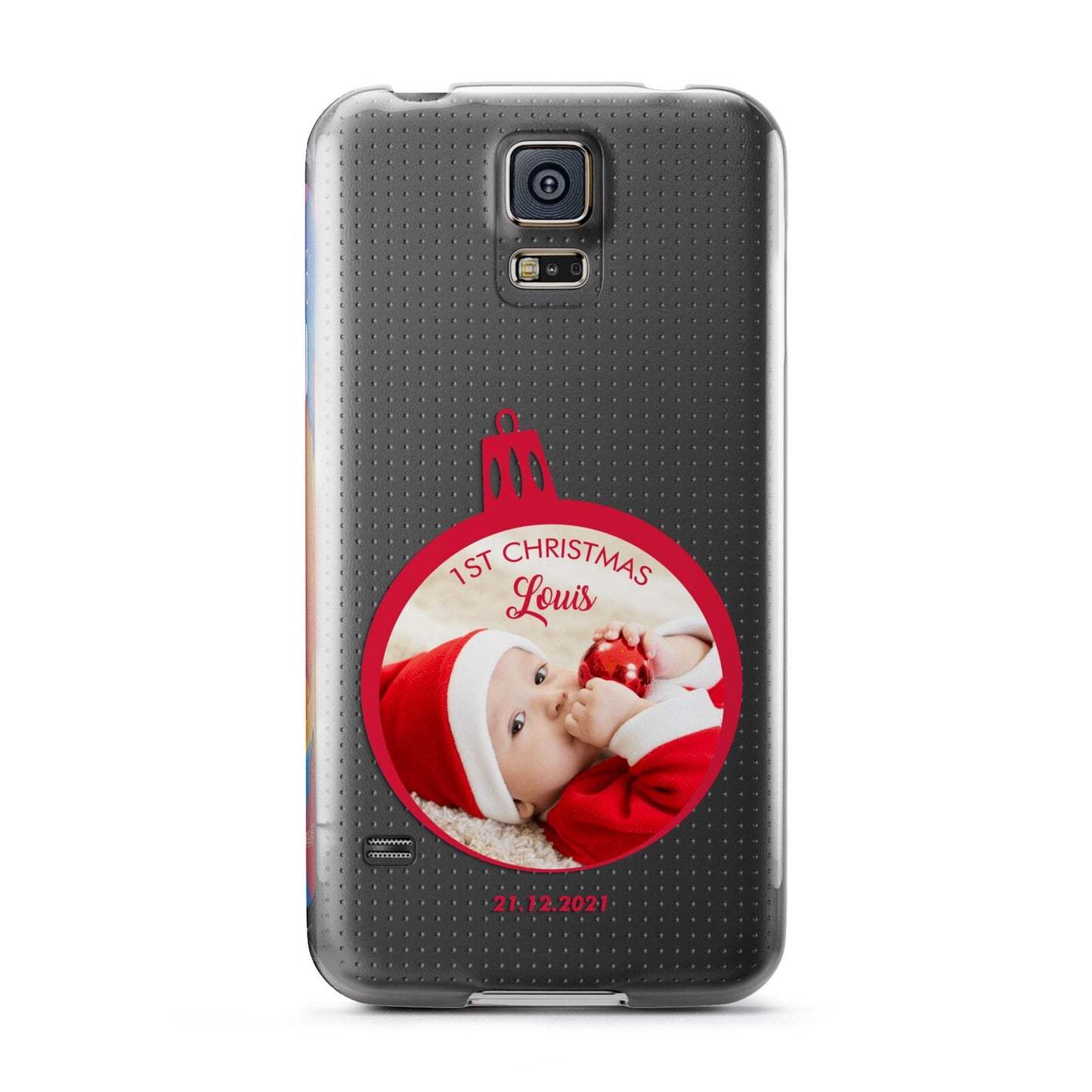 First Christmas Personalised Photo Samsung Galaxy S5 Case