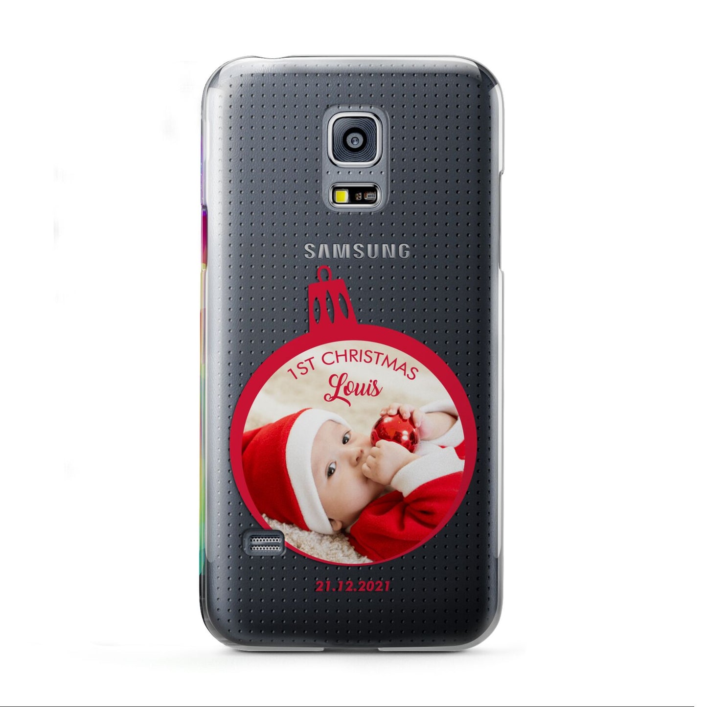 First Christmas Personalised Photo Samsung Galaxy S5 Mini Case