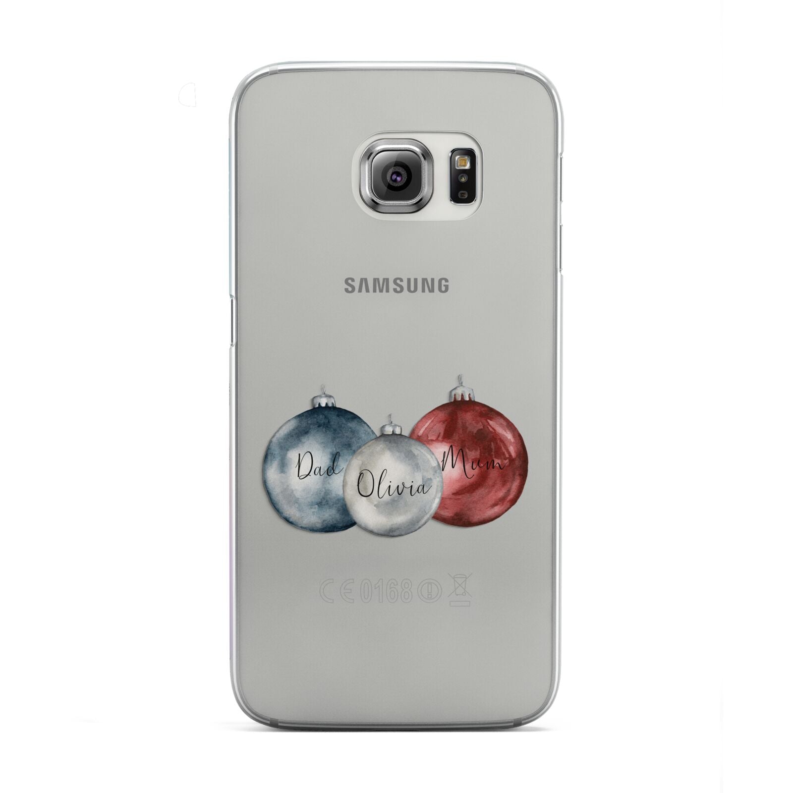 First Christmas Personalised Samsung Galaxy S6 Edge Case