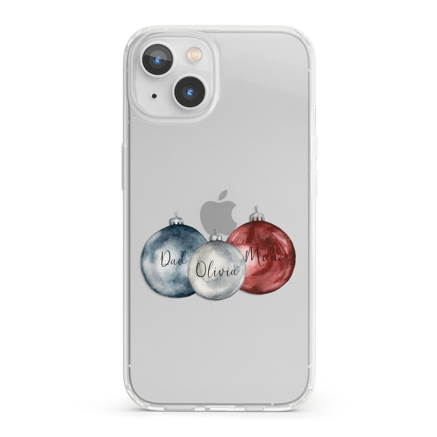 First Christmas Personalised iPhone 13 Clear Bumper Case