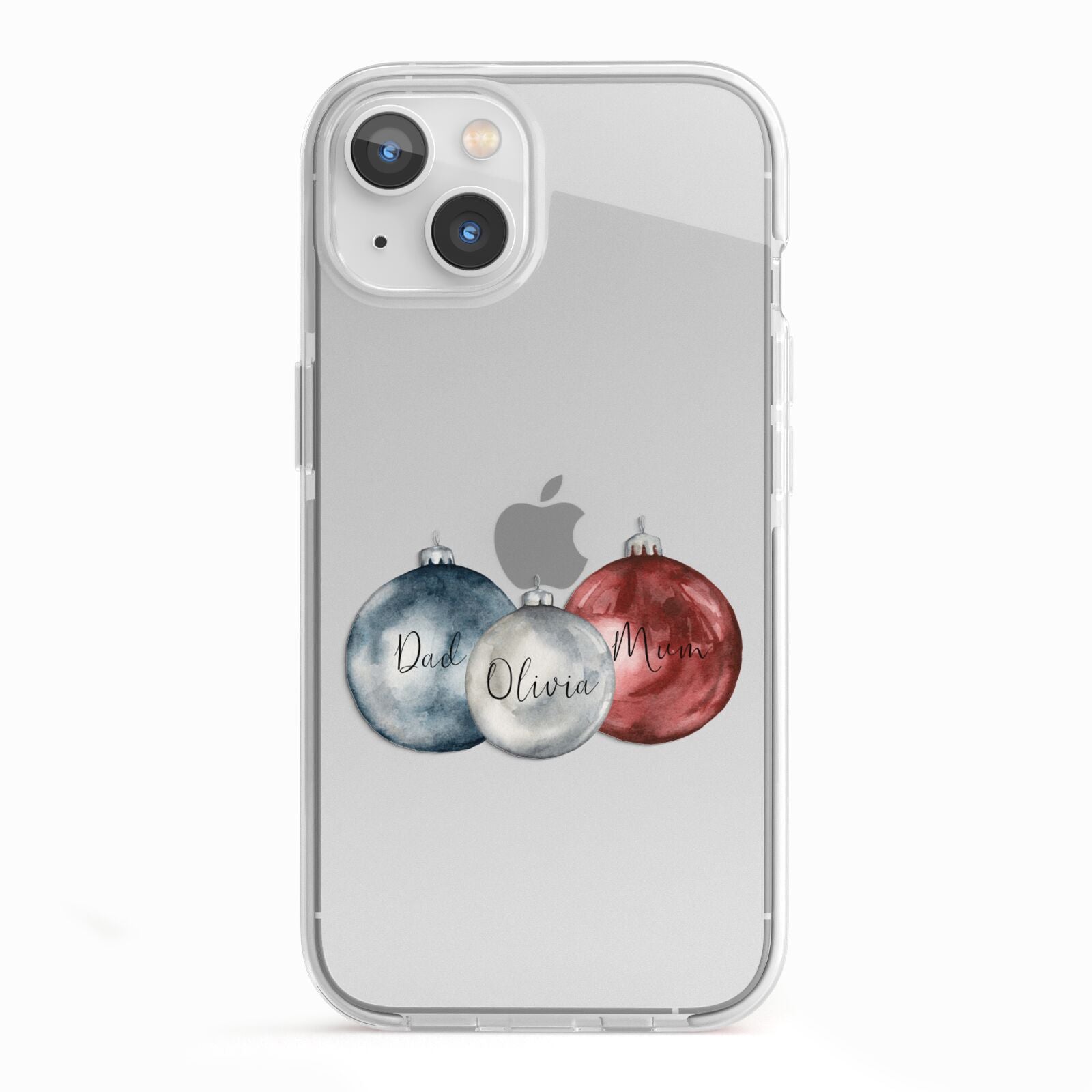 First Christmas Personalised iPhone 13 TPU Impact Case with White Edges