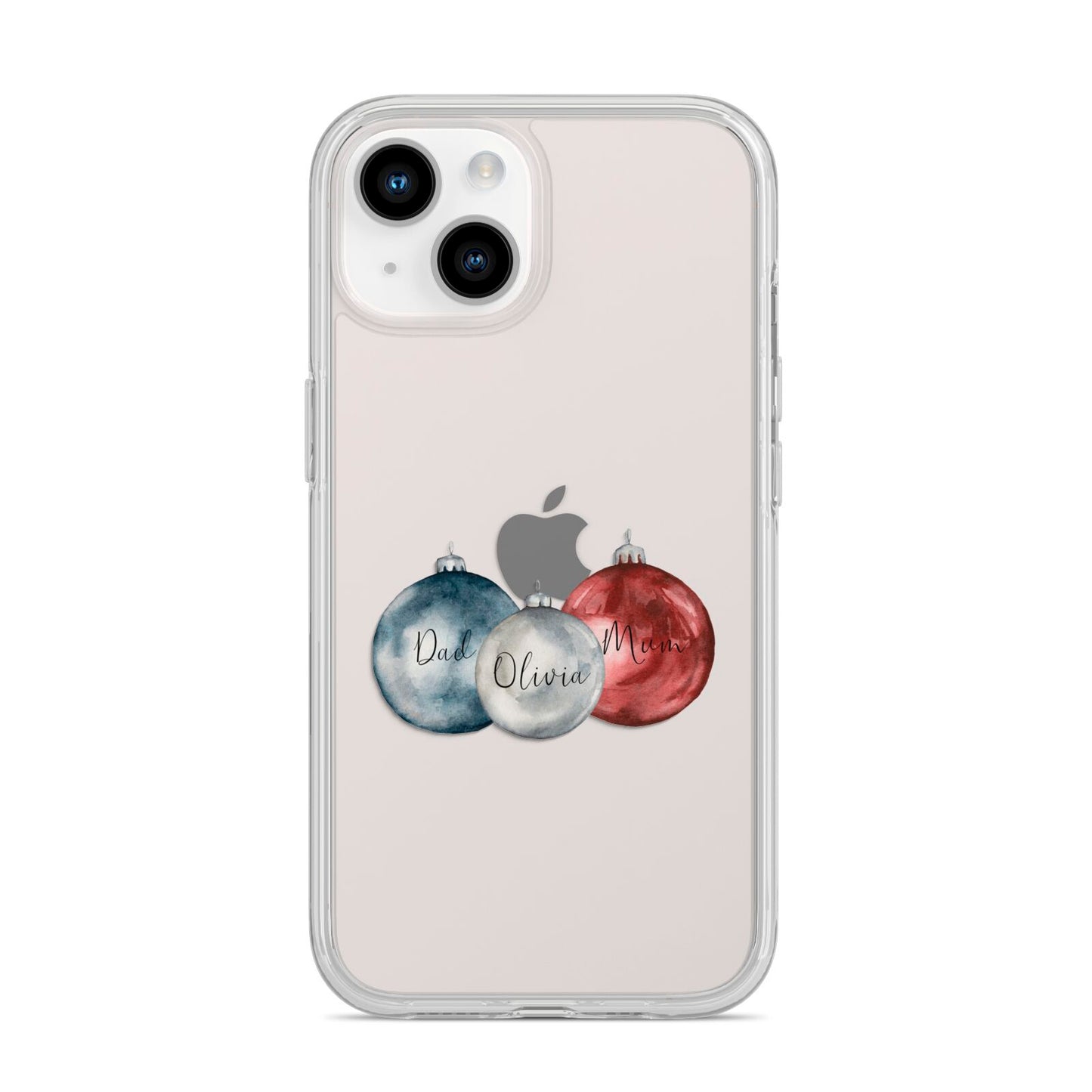 First Christmas Personalised iPhone 14 Clear Tough Case Starlight