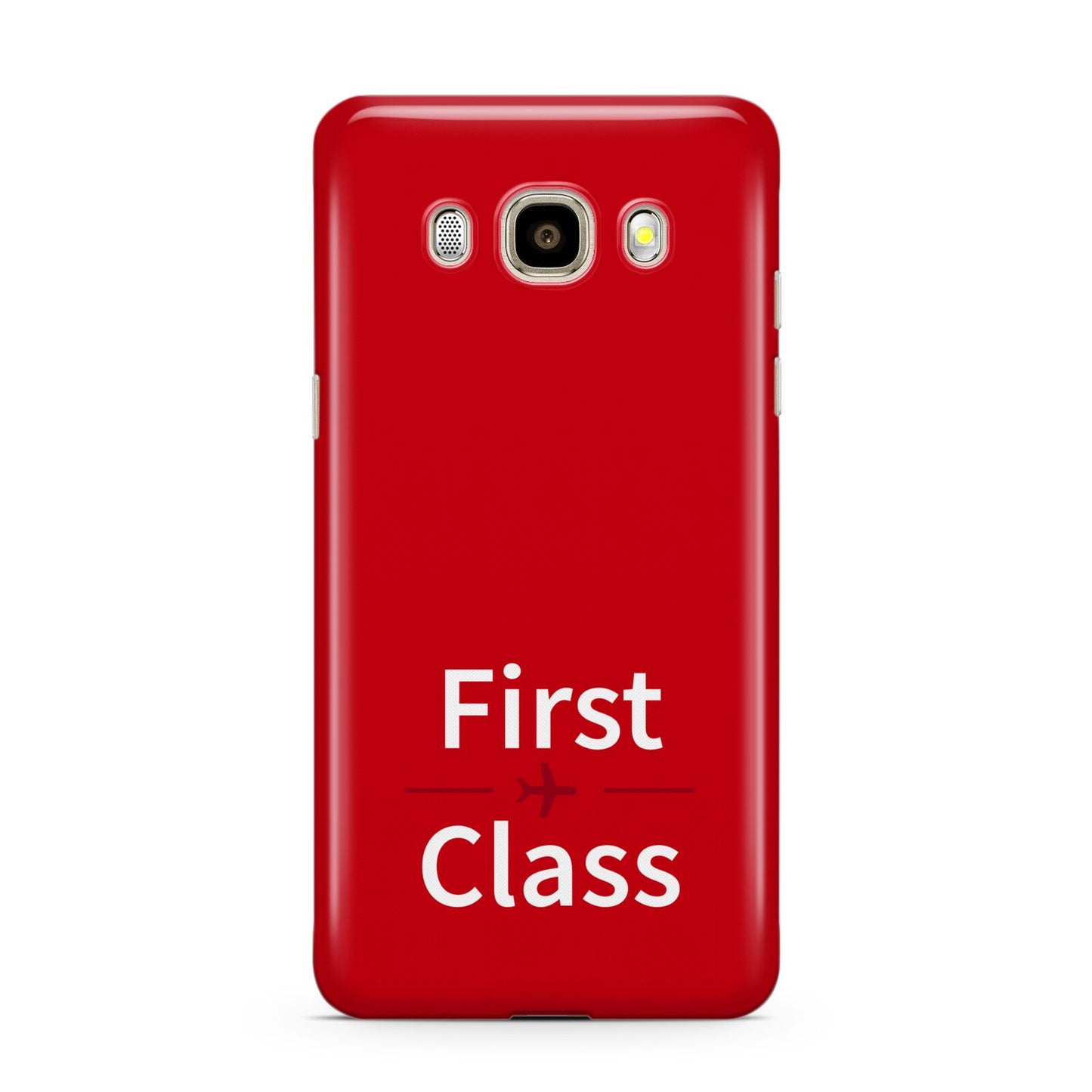 First Class Samsung Galaxy J7 2016 Case on gold phone