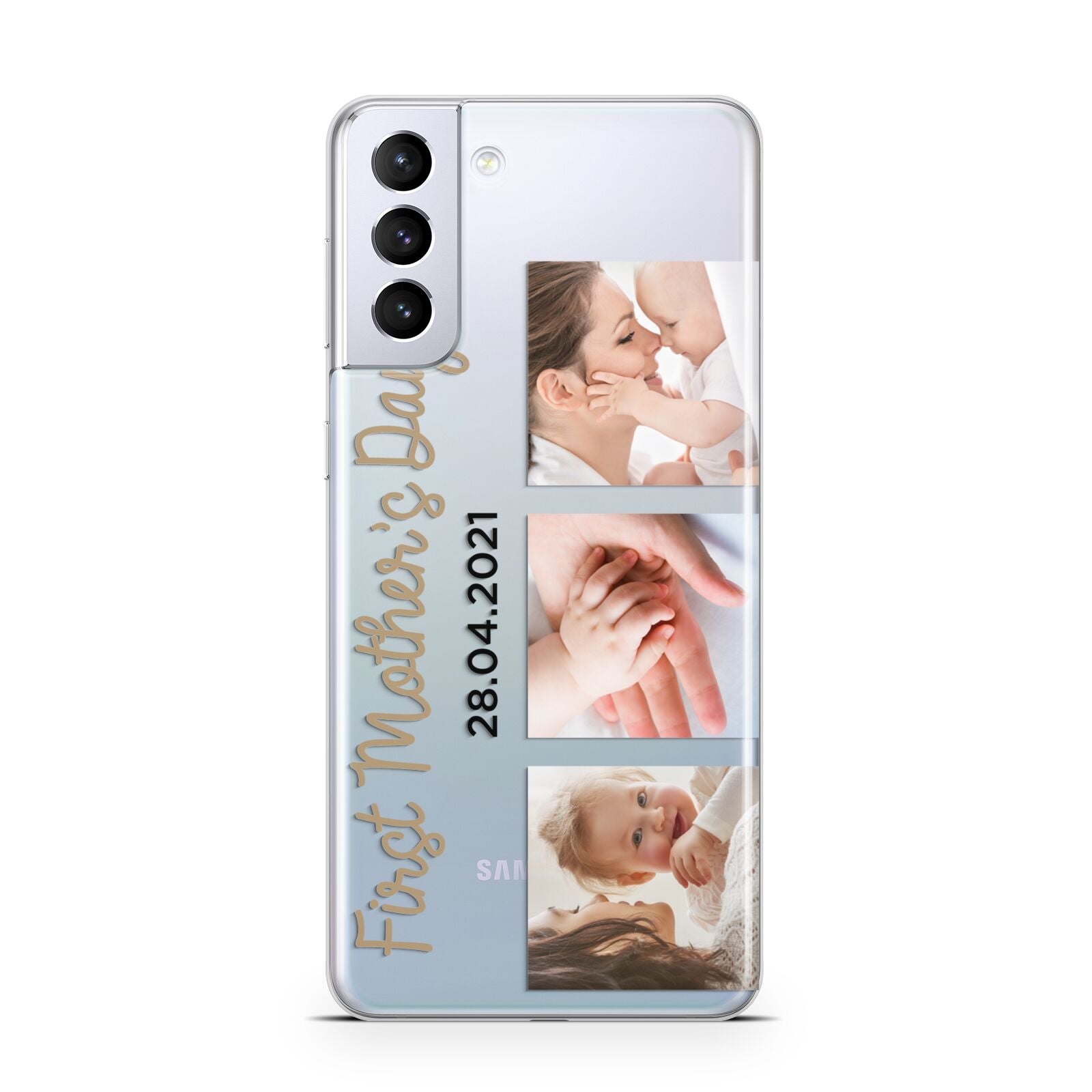 First Mothers Day Photo Samsung S21 Plus Case