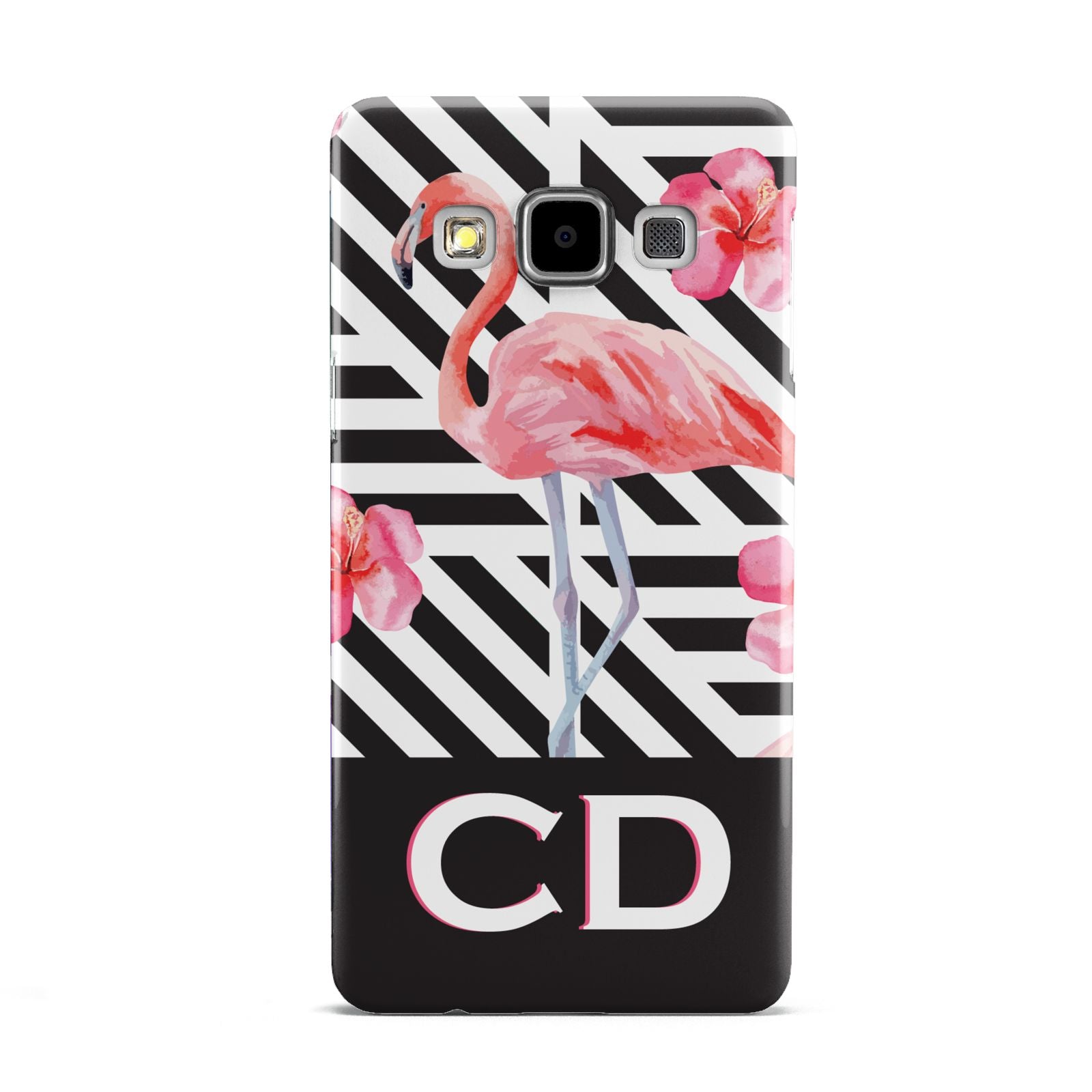 Flamingo Black Geometric Samsung Galaxy A5 Case