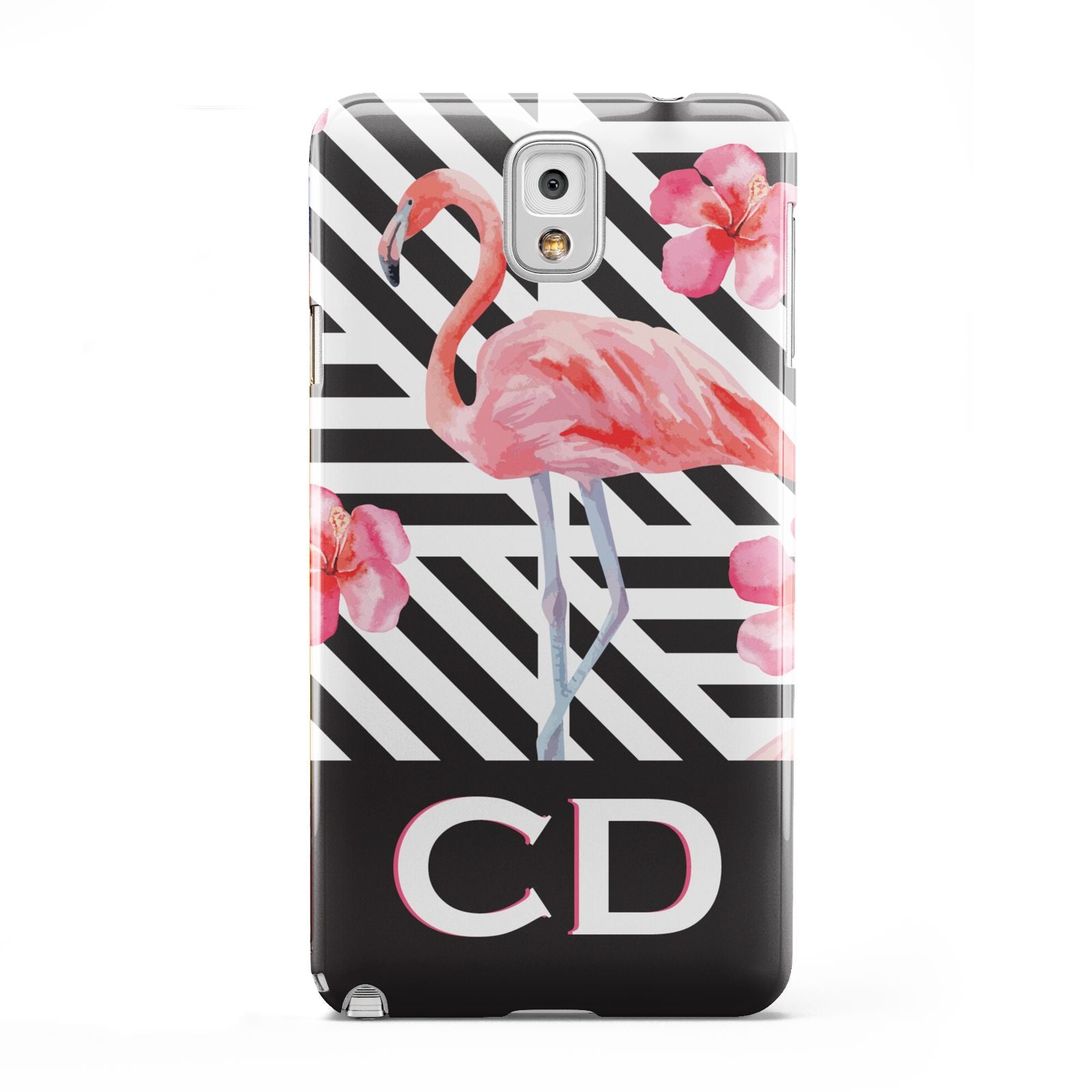 Flamingo Black Geometric Samsung Galaxy Note 3 Case