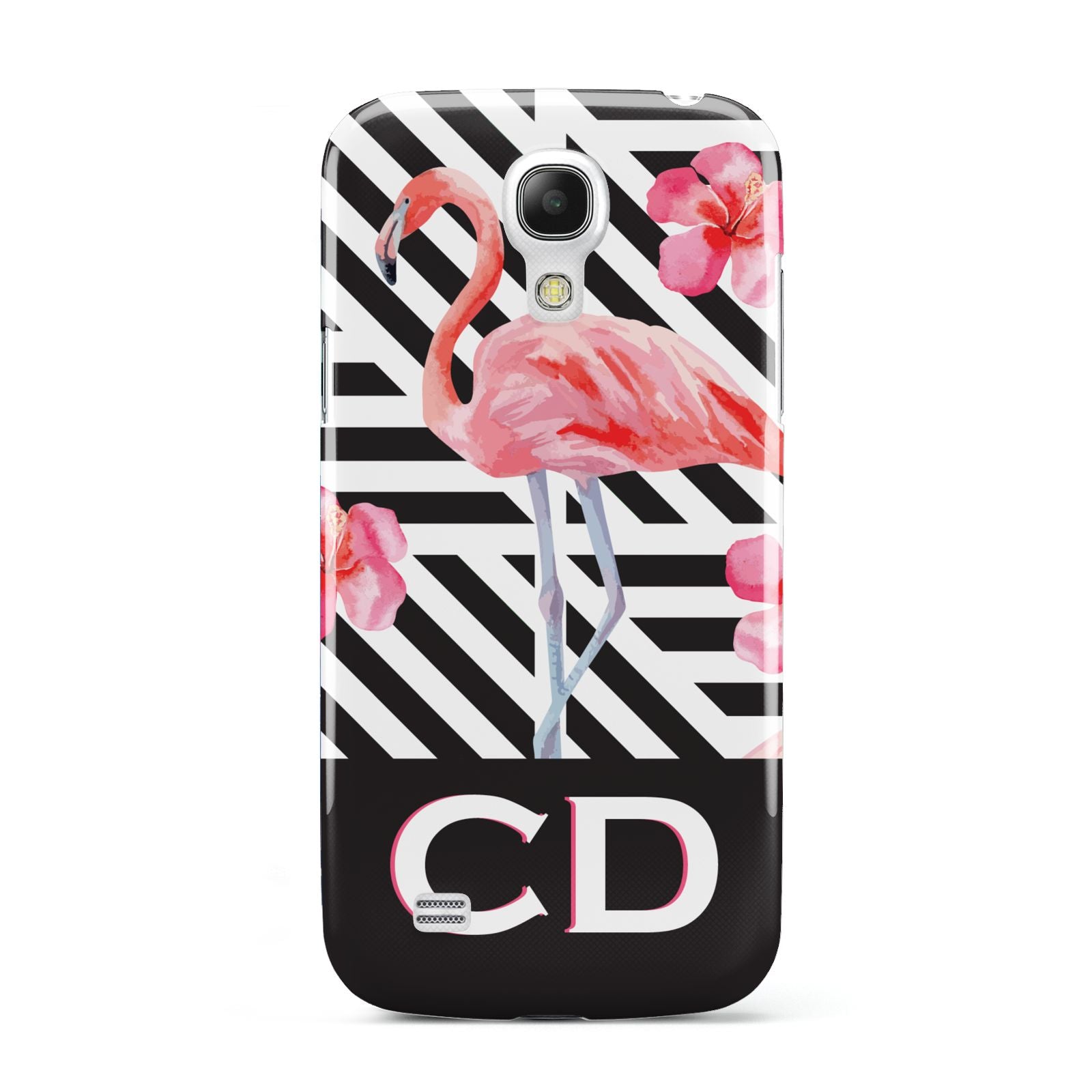 Flamingo Black Geometric Samsung Galaxy S4 Mini Case