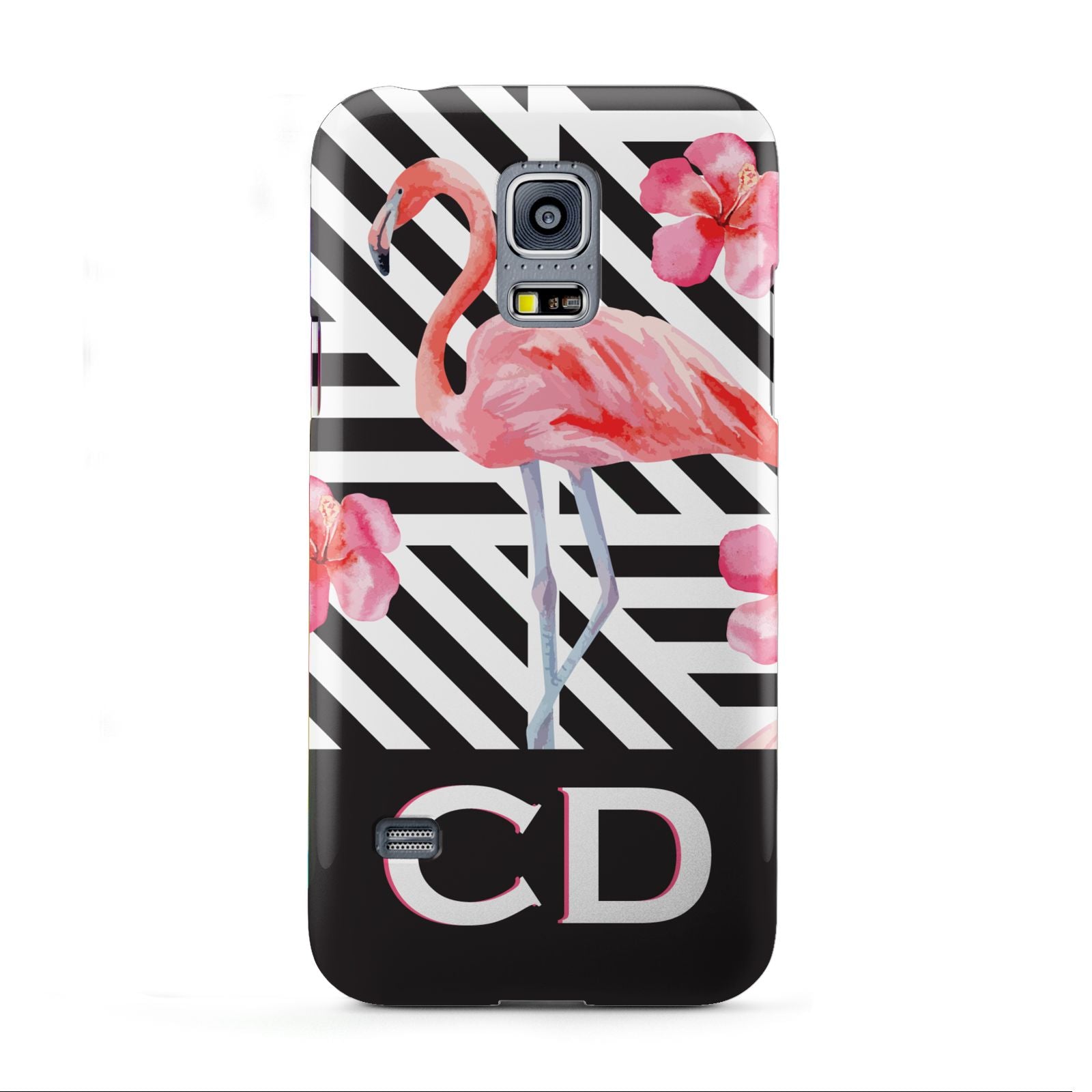 Flamingo Black Geometric Samsung Galaxy S5 Mini Case