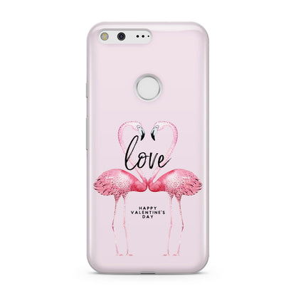 Flamingo Valentines Day Google Pixel Case