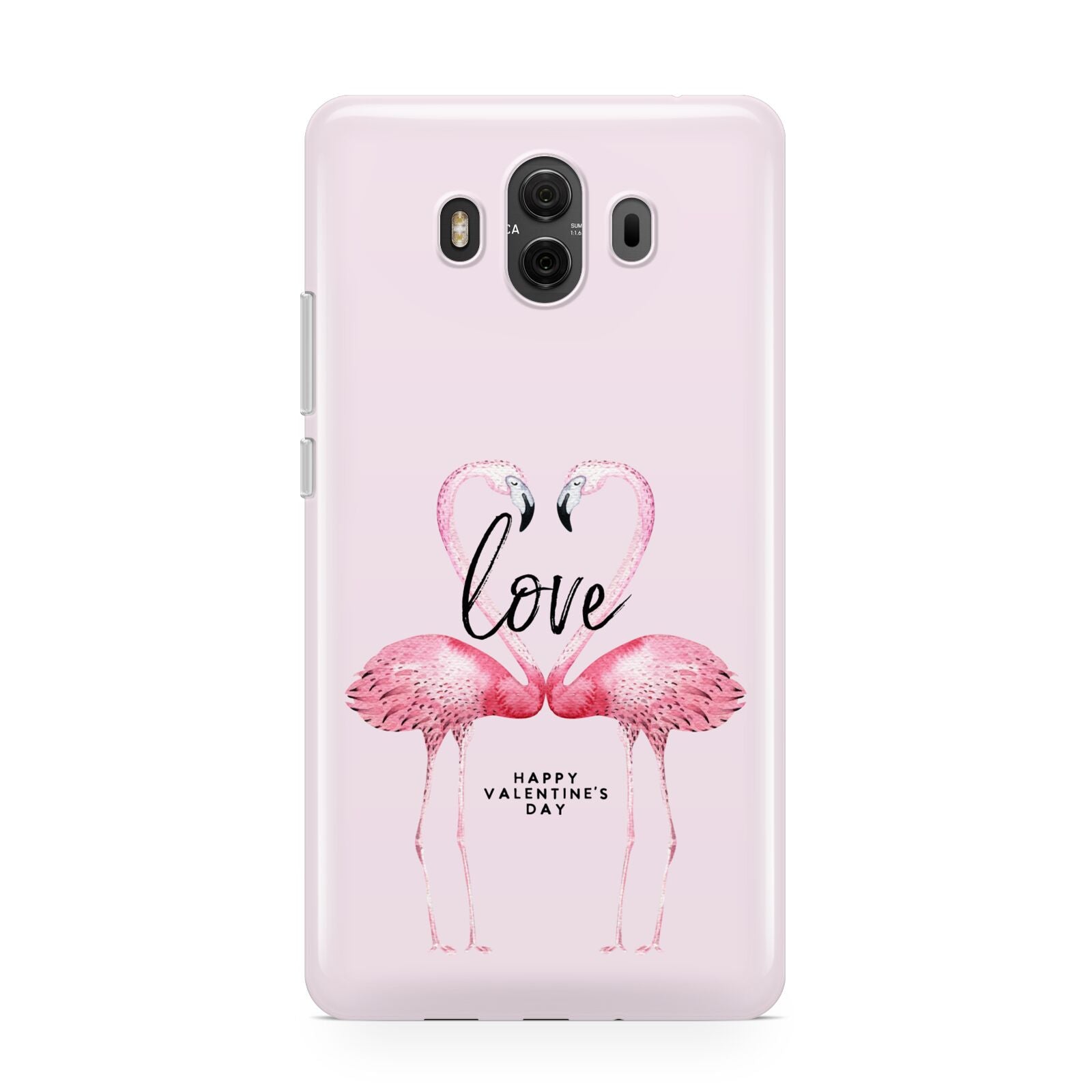 Flamingo Valentines Day Huawei Mate 10 Protective Phone Case