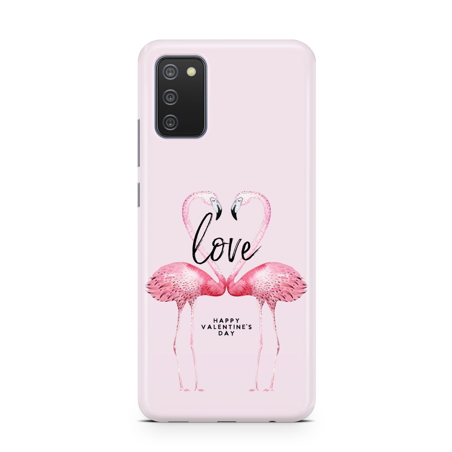 Flamingo Valentines Day Samsung A02s Case