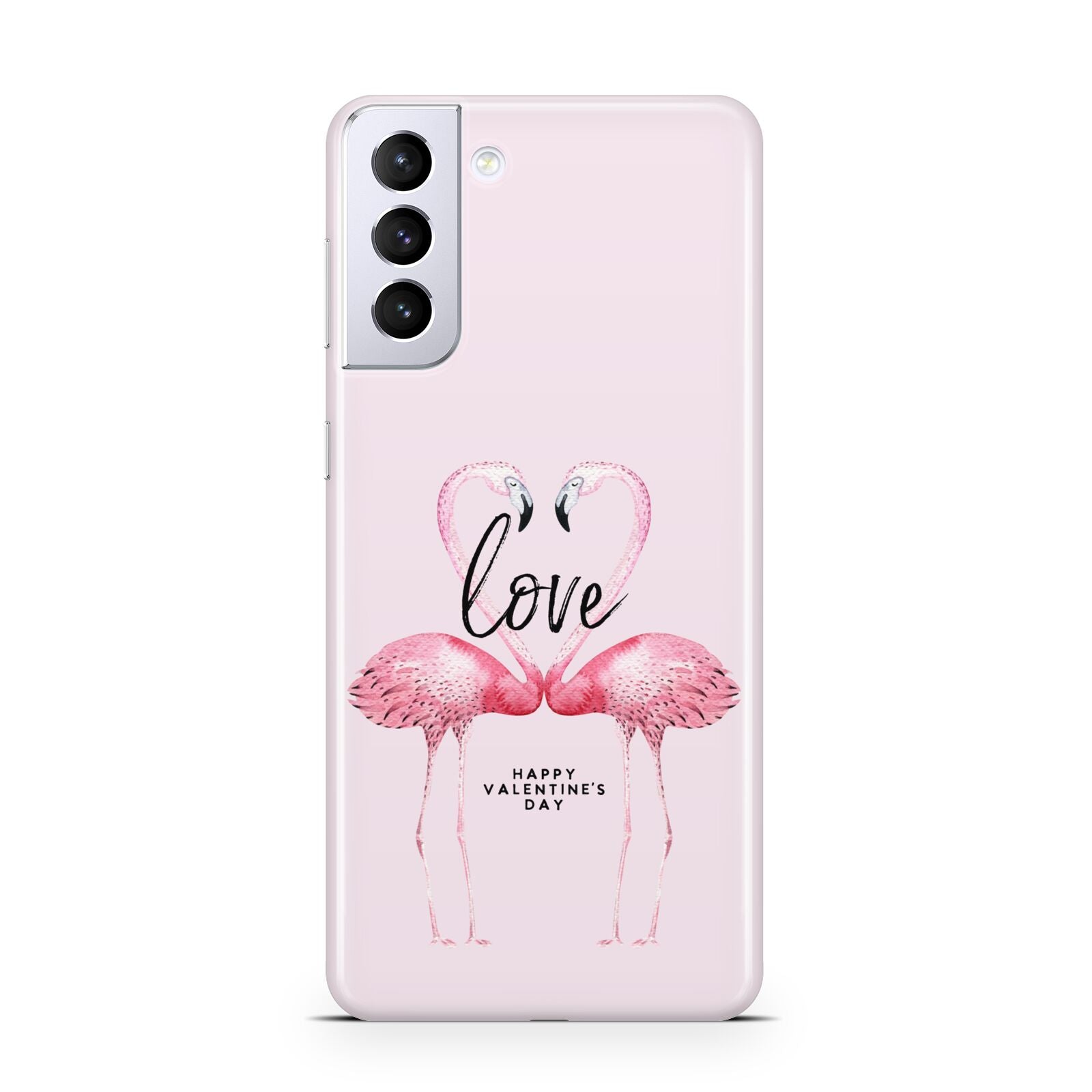 Flamingo Valentines Day Samsung S21 Plus Case