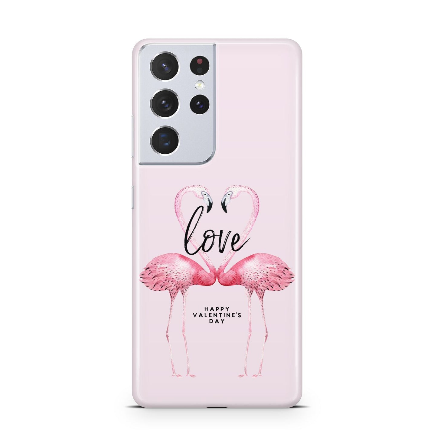 Flamingo Valentines Day Samsung S21 Ultra Case