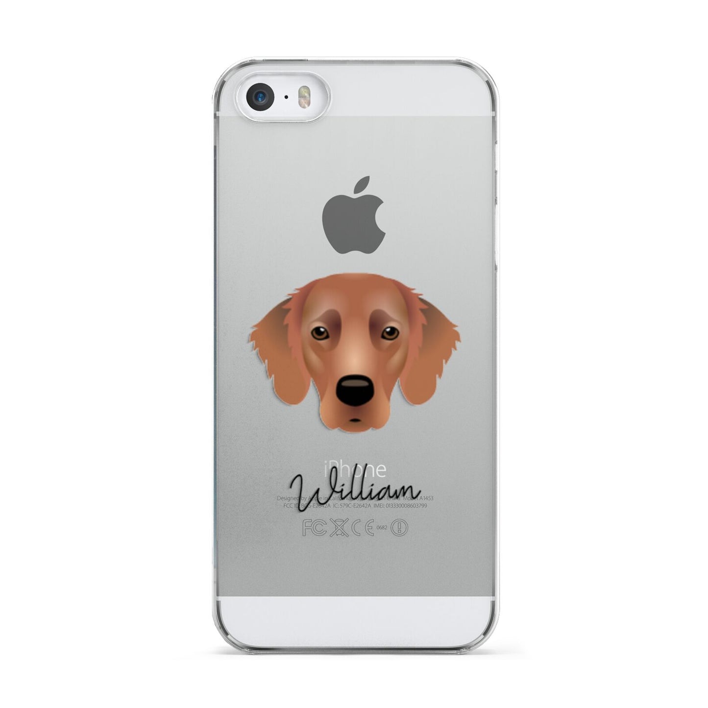 Flat Coated Retriever Personalised Apple iPhone 5 Case