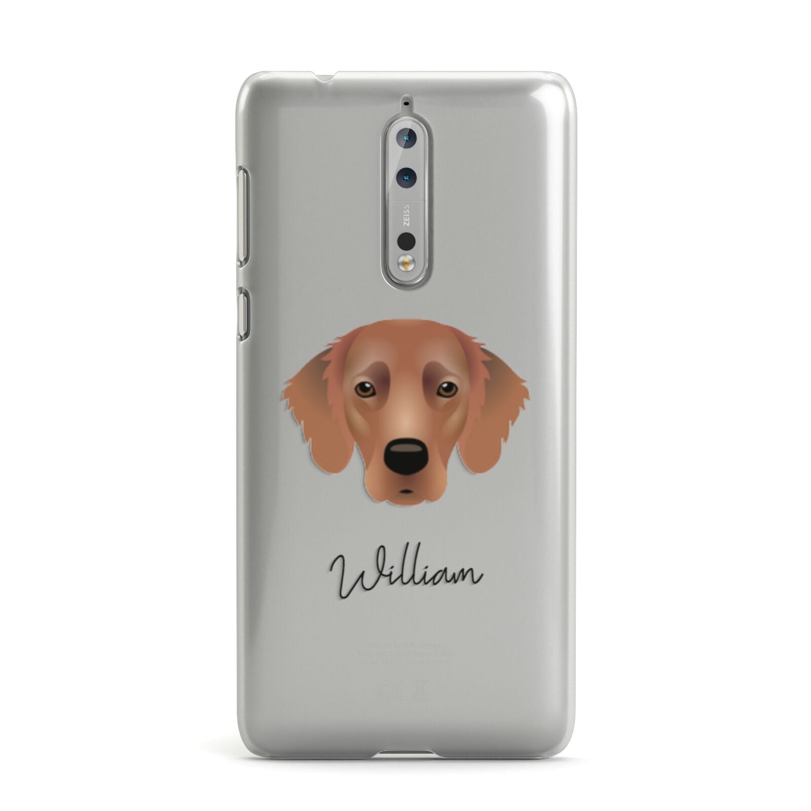 Flat Coated Retriever Personalised Nokia Case