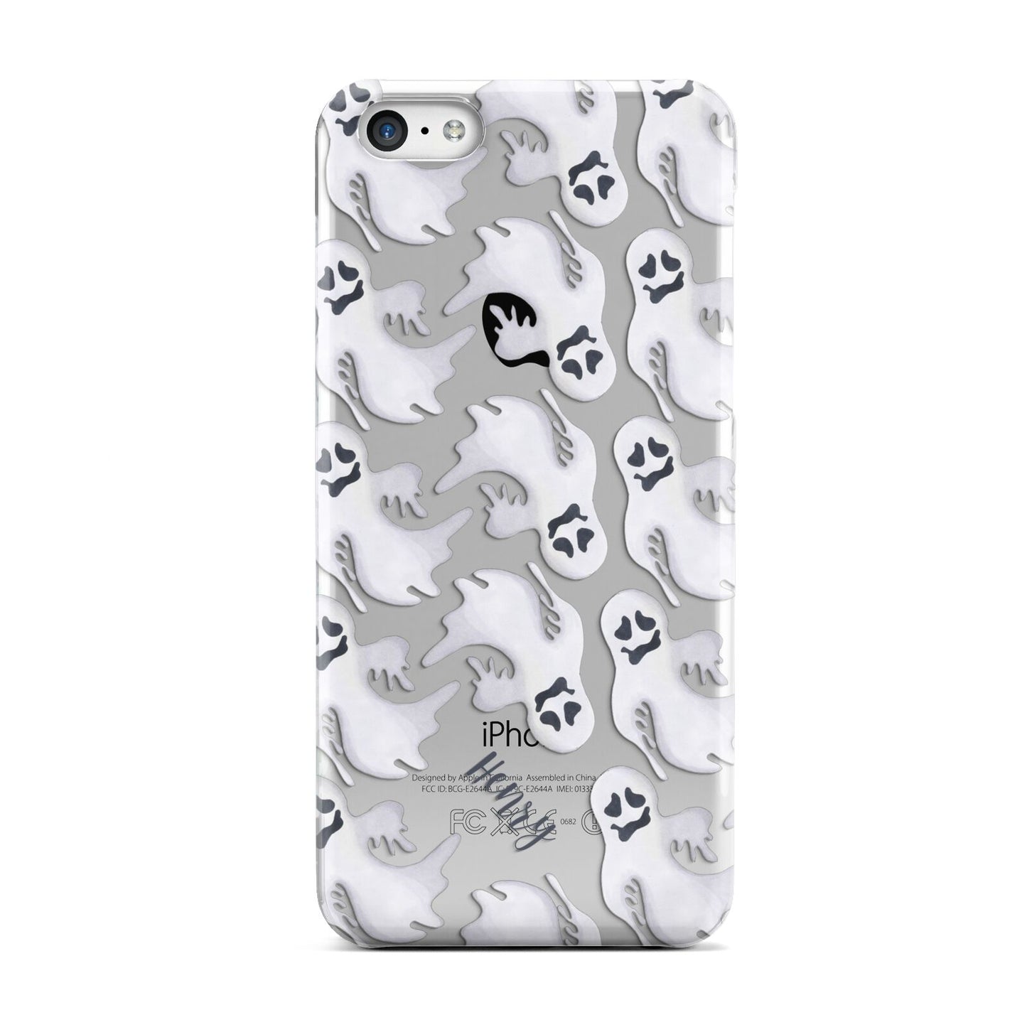 Floaty Ghosts Personalised Apple iPhone 5c Case