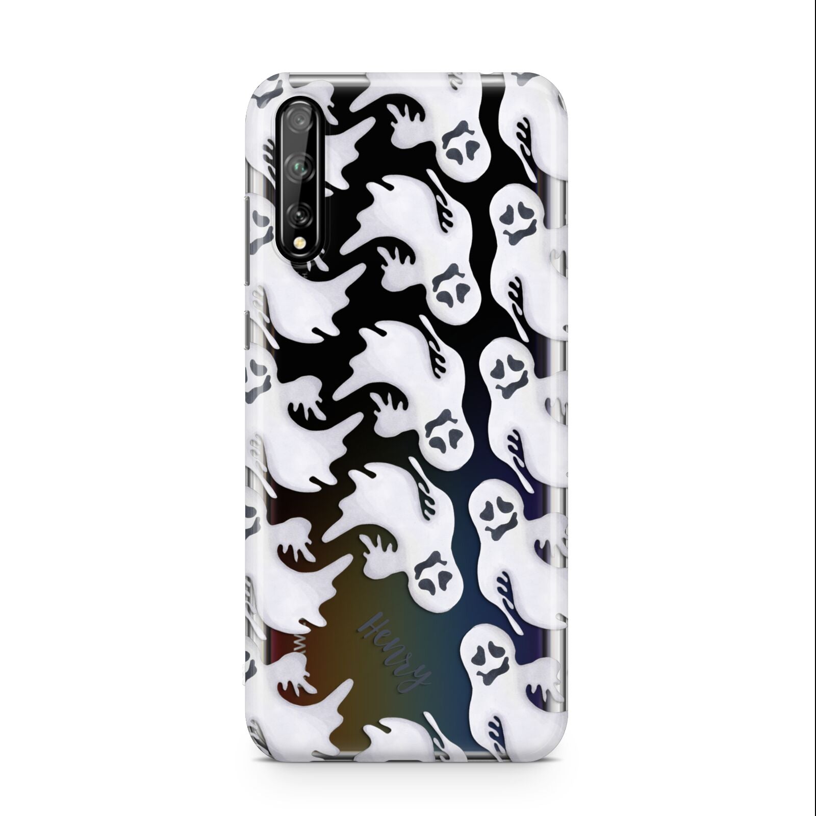 Floaty Ghosts Personalised Huawei Enjoy 10s Phone Case