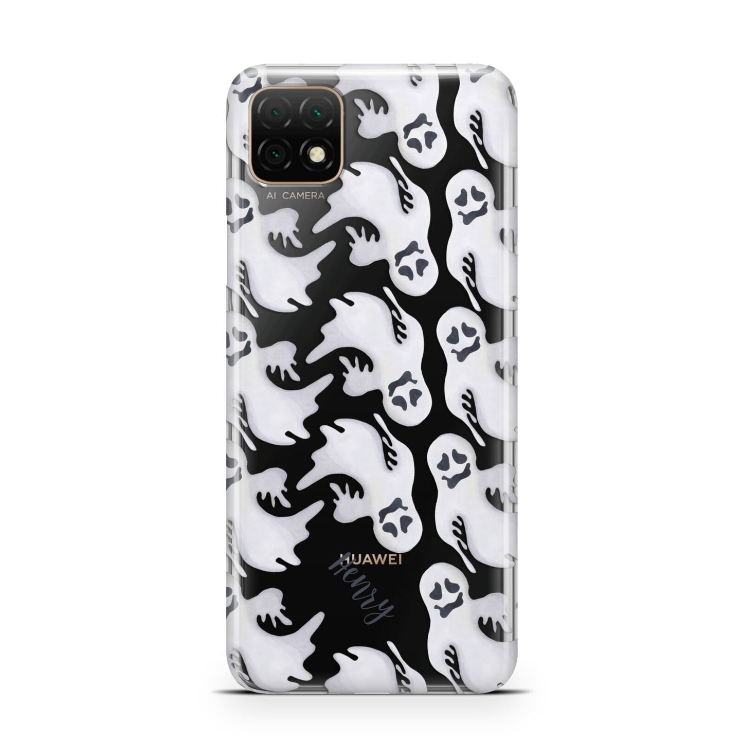 Floaty Ghosts Personalised Huawei Enjoy 20 Phone Case