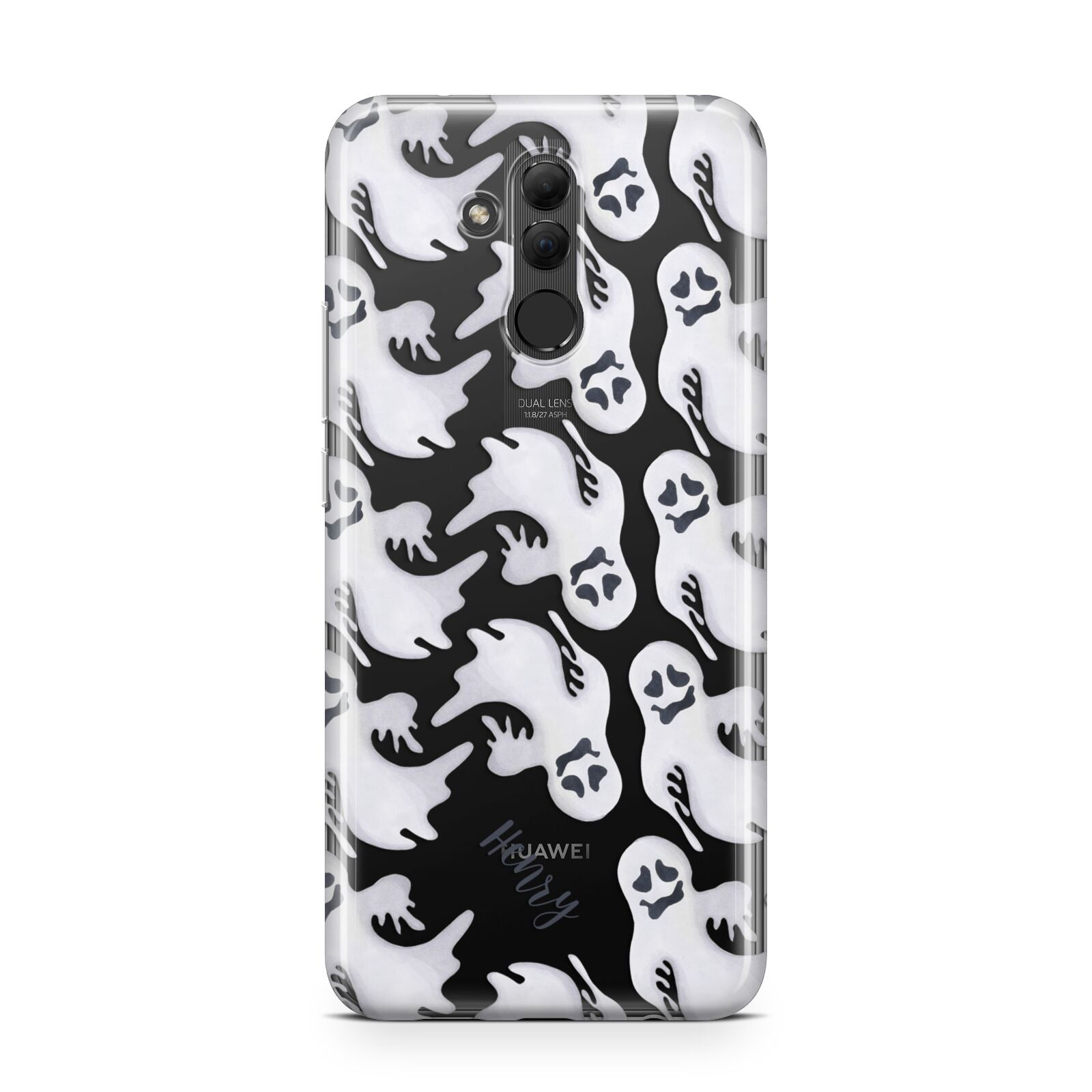 Floaty Ghosts Personalised Huawei Mate 20 Lite