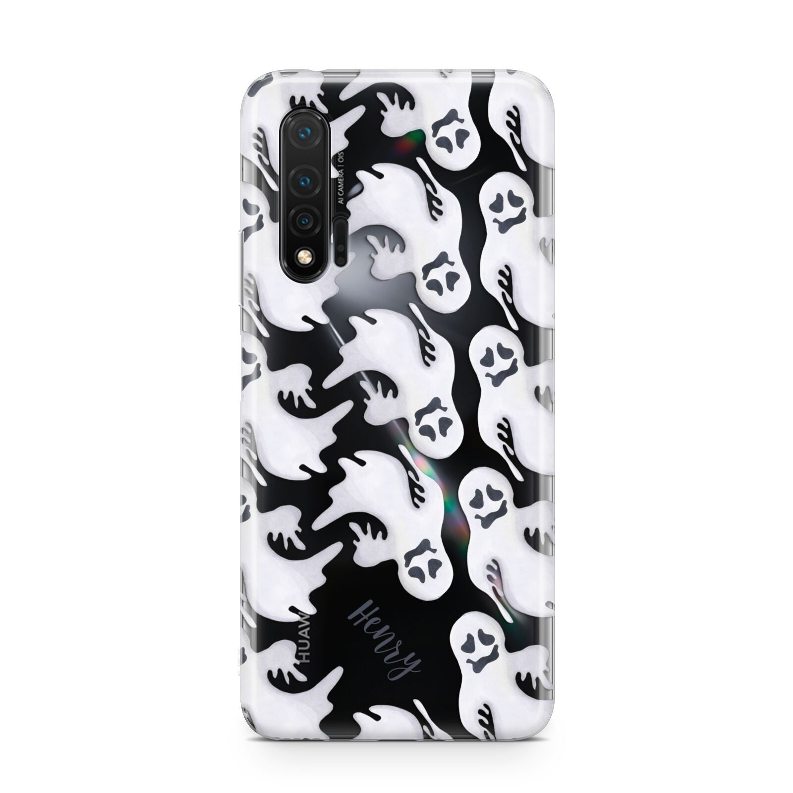 Floaty Ghosts Personalised Huawei Nova 6 Phone Case