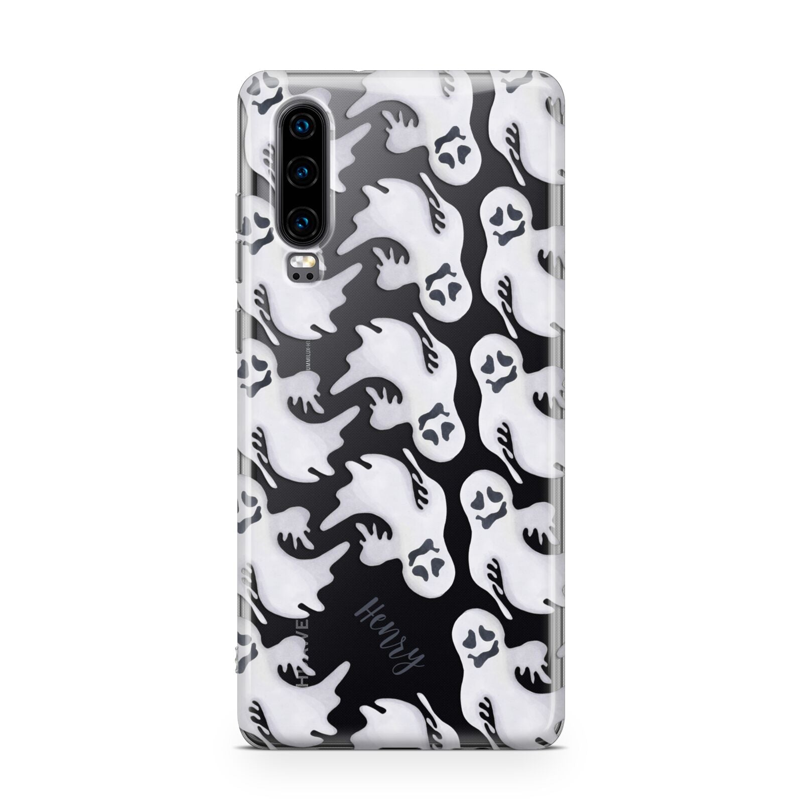 Floaty Ghosts Personalised Huawei P30 Phone Case