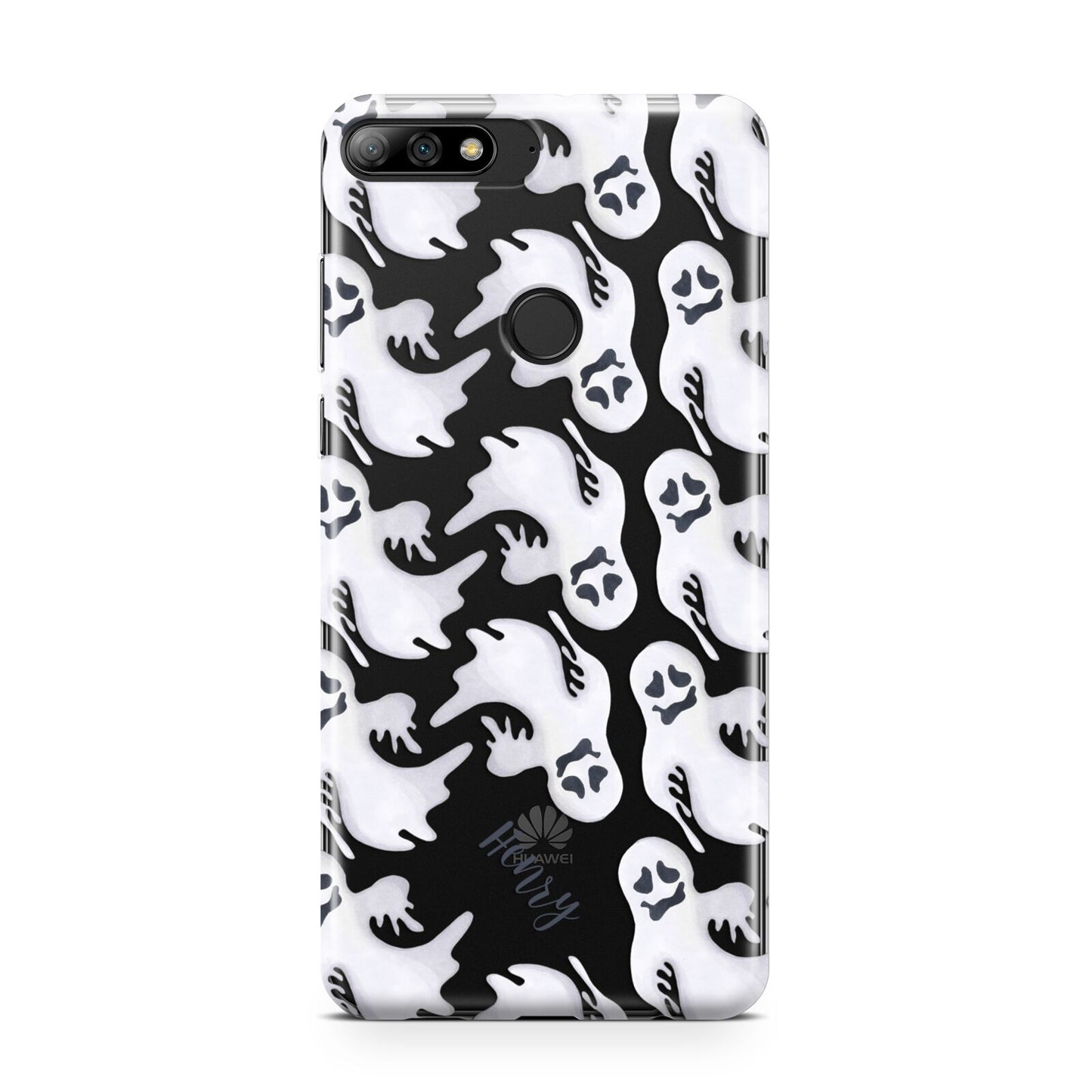 Floaty Ghosts Personalised Huawei Y7 2018