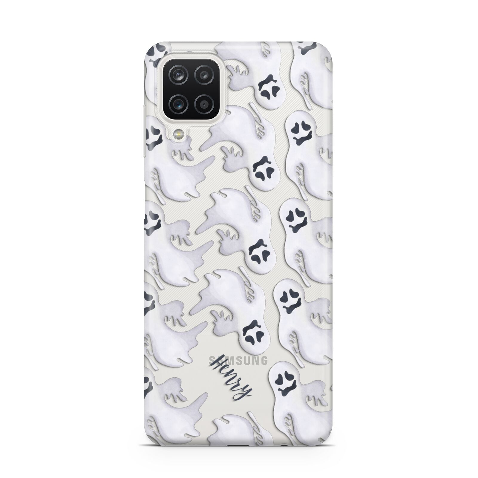 Floaty Ghosts Personalised Samsung A12 Case