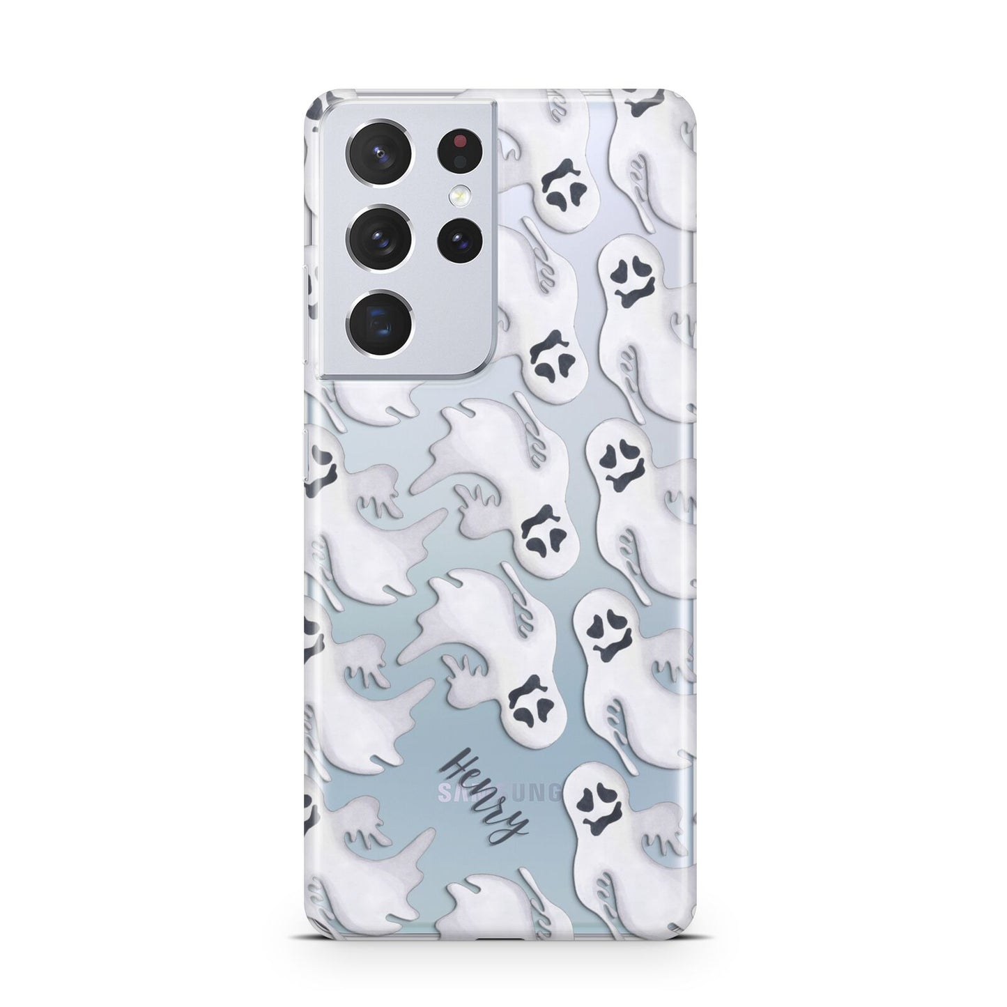 Floaty Ghosts Personalised Samsung S21 Ultra Case