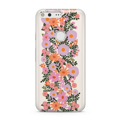 Floral Banner Pattern Google Pixel Case