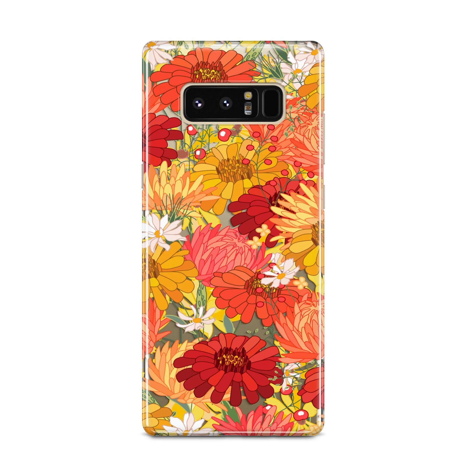 Floral Gerbera Samsung Galaxy Note 8 Case