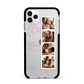 Floral Mothers Day Photo Strip Apple iPhone 11 Pro Max in Silver with Black Impact Case