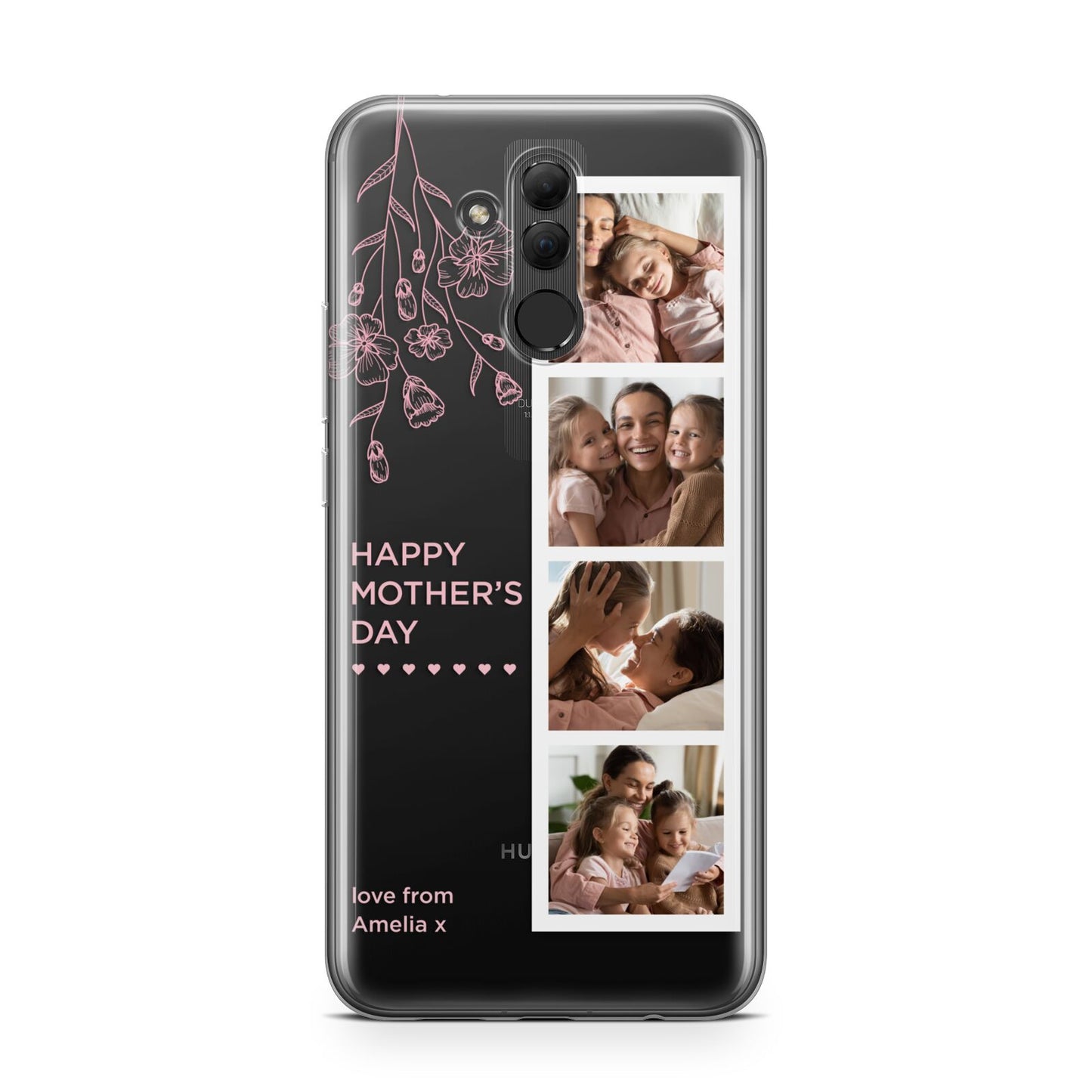 Floral Mothers Day Photo Strip Huawei Mate 20 Lite