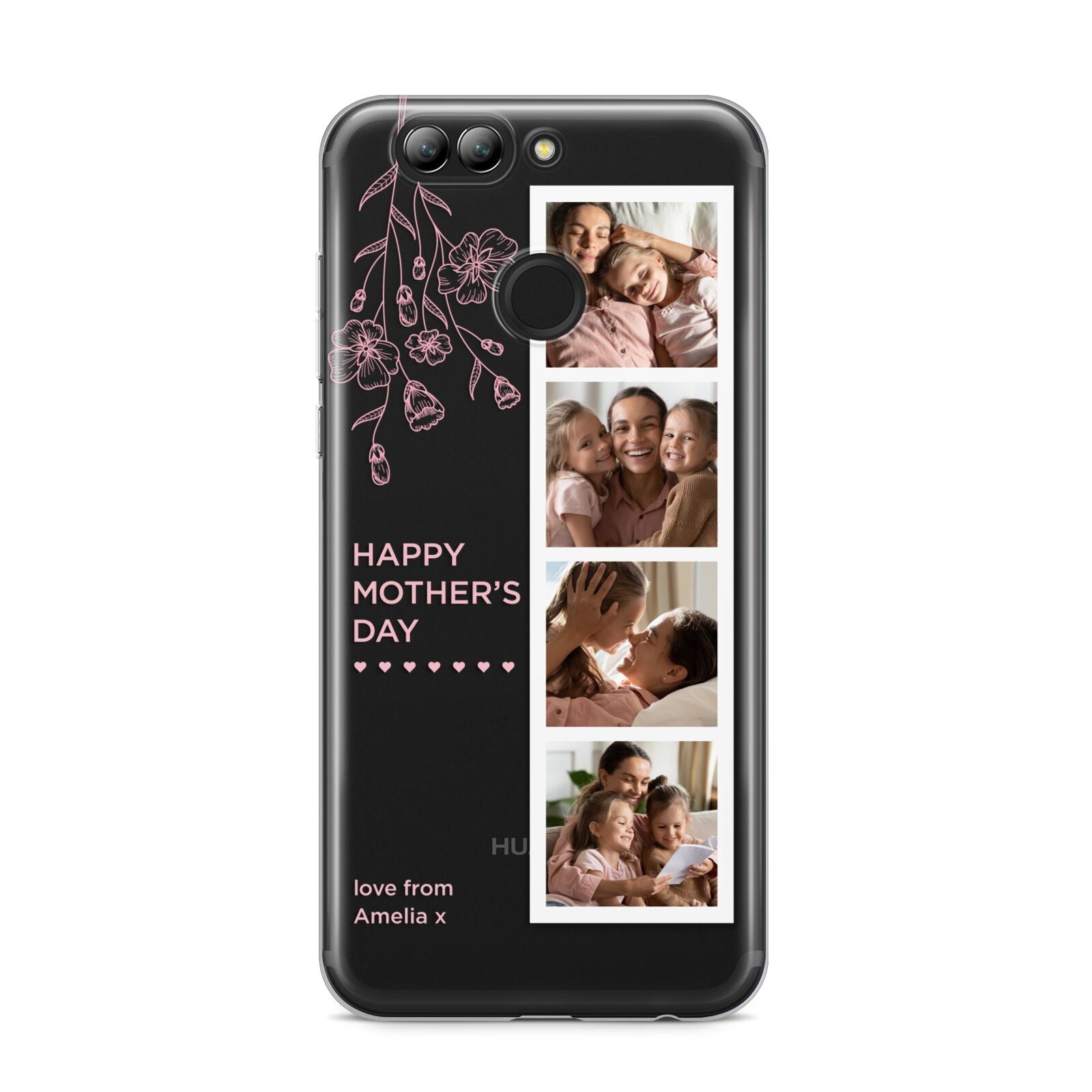 Floral Mothers Day Photo Strip Huawei Nova 2s Phone Case