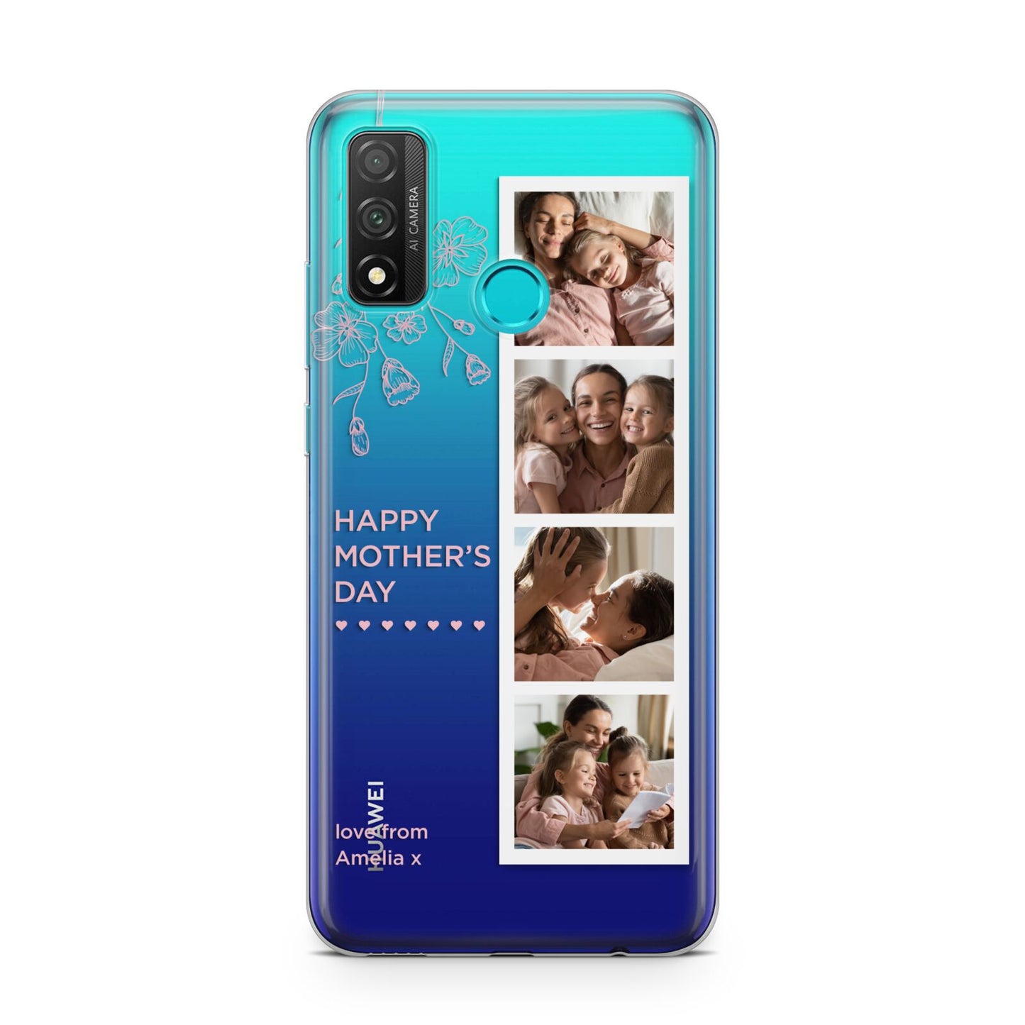 Floral Mothers Day Photo Strip Huawei P Smart 2020