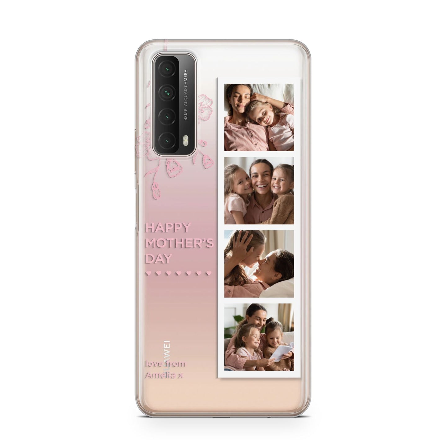 Floral Mothers Day Photo Strip Huawei P Smart 2021