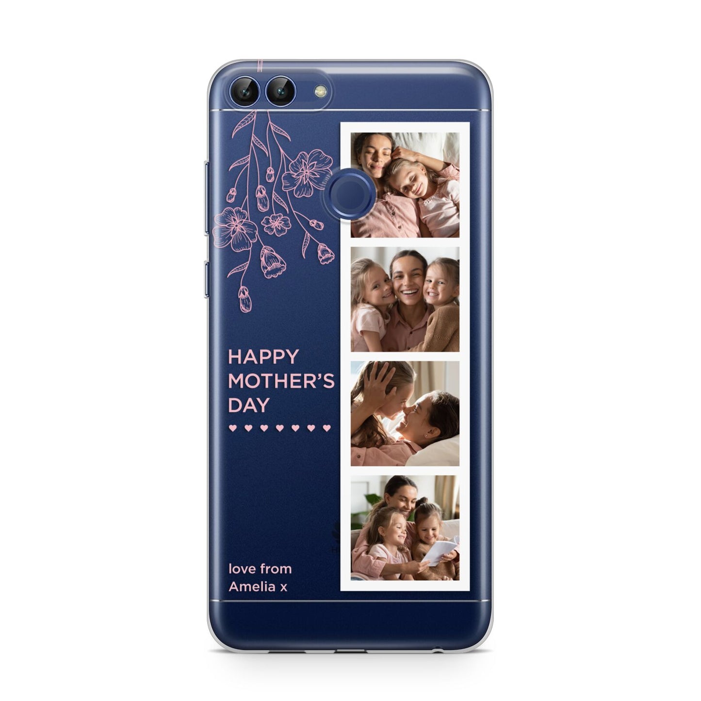 Floral Mothers Day Photo Strip Huawei P Smart Case