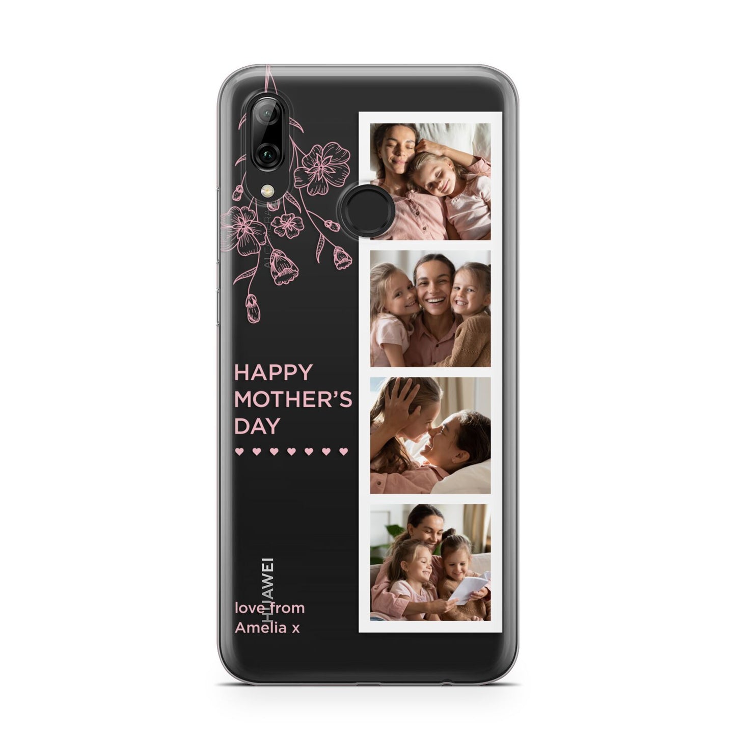 Floral Mothers Day Photo Strip Huawei Y7 2019