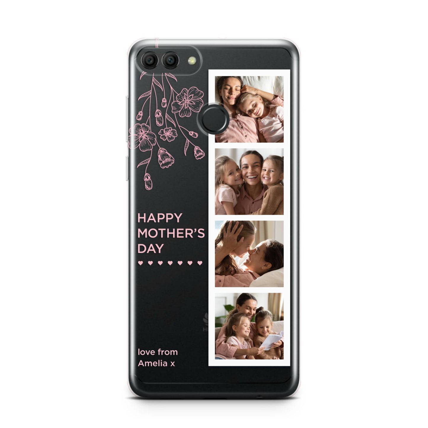 Floral Mothers Day Photo Strip Huawei Y9 2018