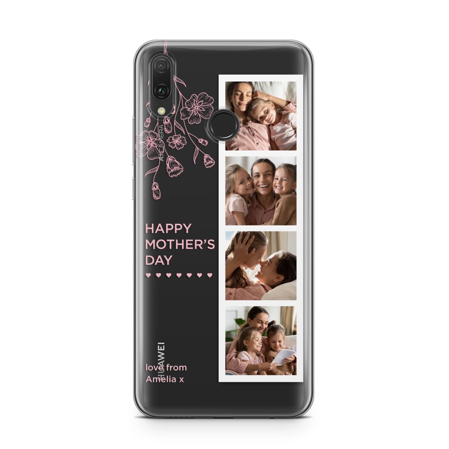 Floral Mothers Day Photo Strip Huawei Y9 2019