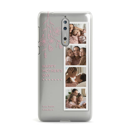 Floral Mothers Day Photo Strip Nokia Case