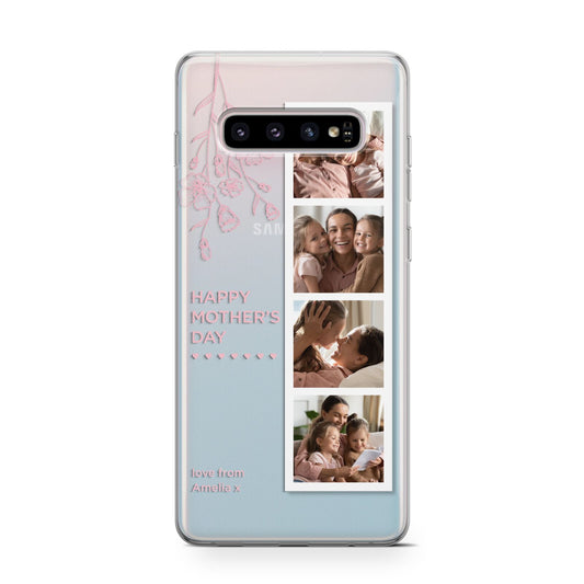 Floral Mothers Day Photo Strip Protective Samsung Galaxy Case