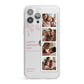 Floral Mothers Day Photo Strip iPhone 13 Pro Max Clear Bumper Case